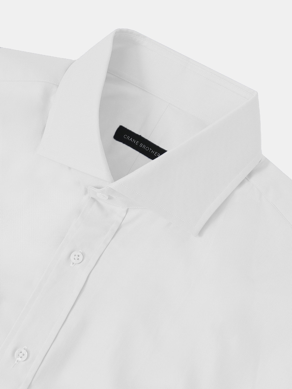 White Cutaway Collar Oxford Regular Fit Shirt