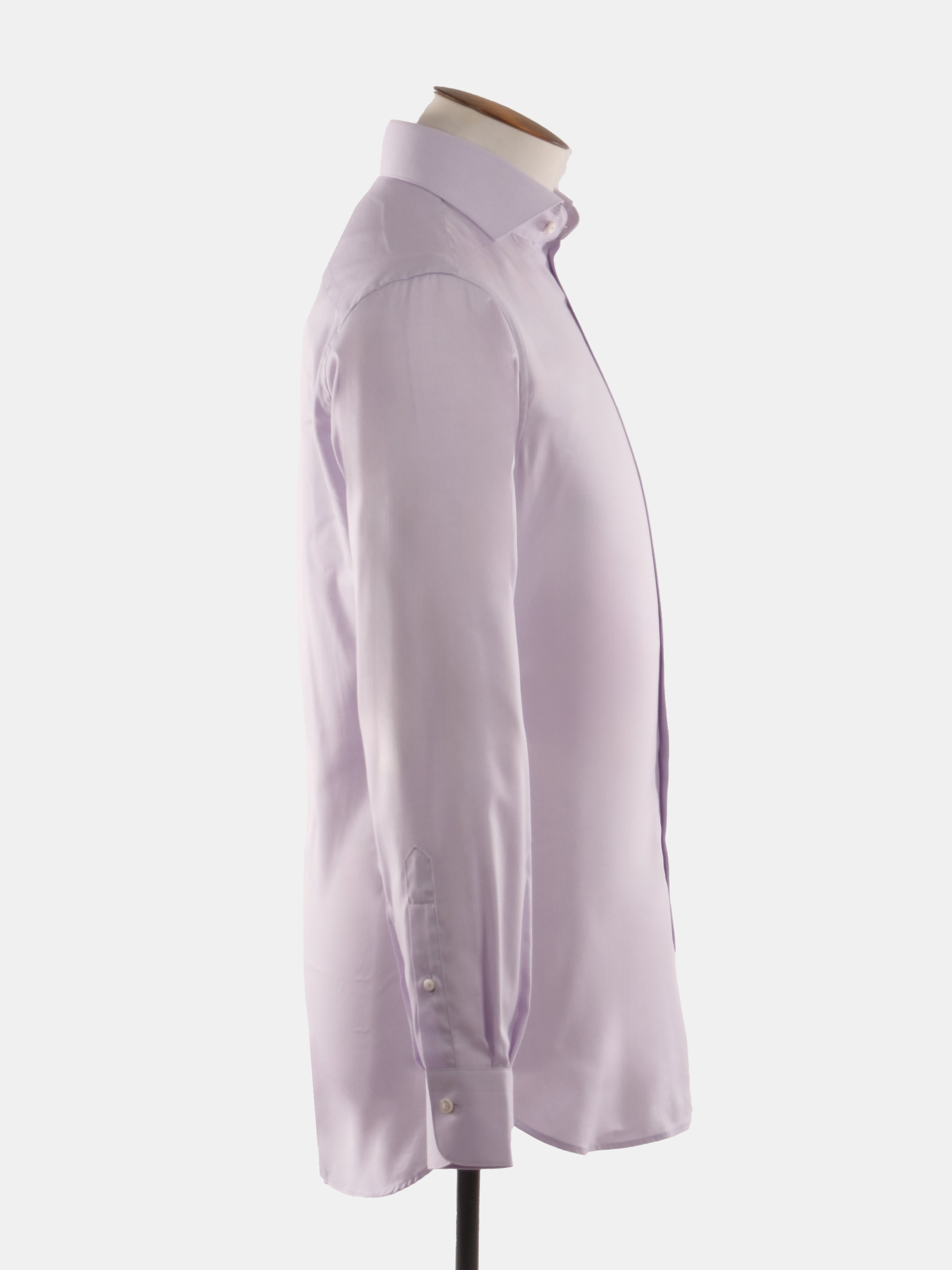 Windsor Pinpoint Cotton Cutaway Shirt - Periwinkle