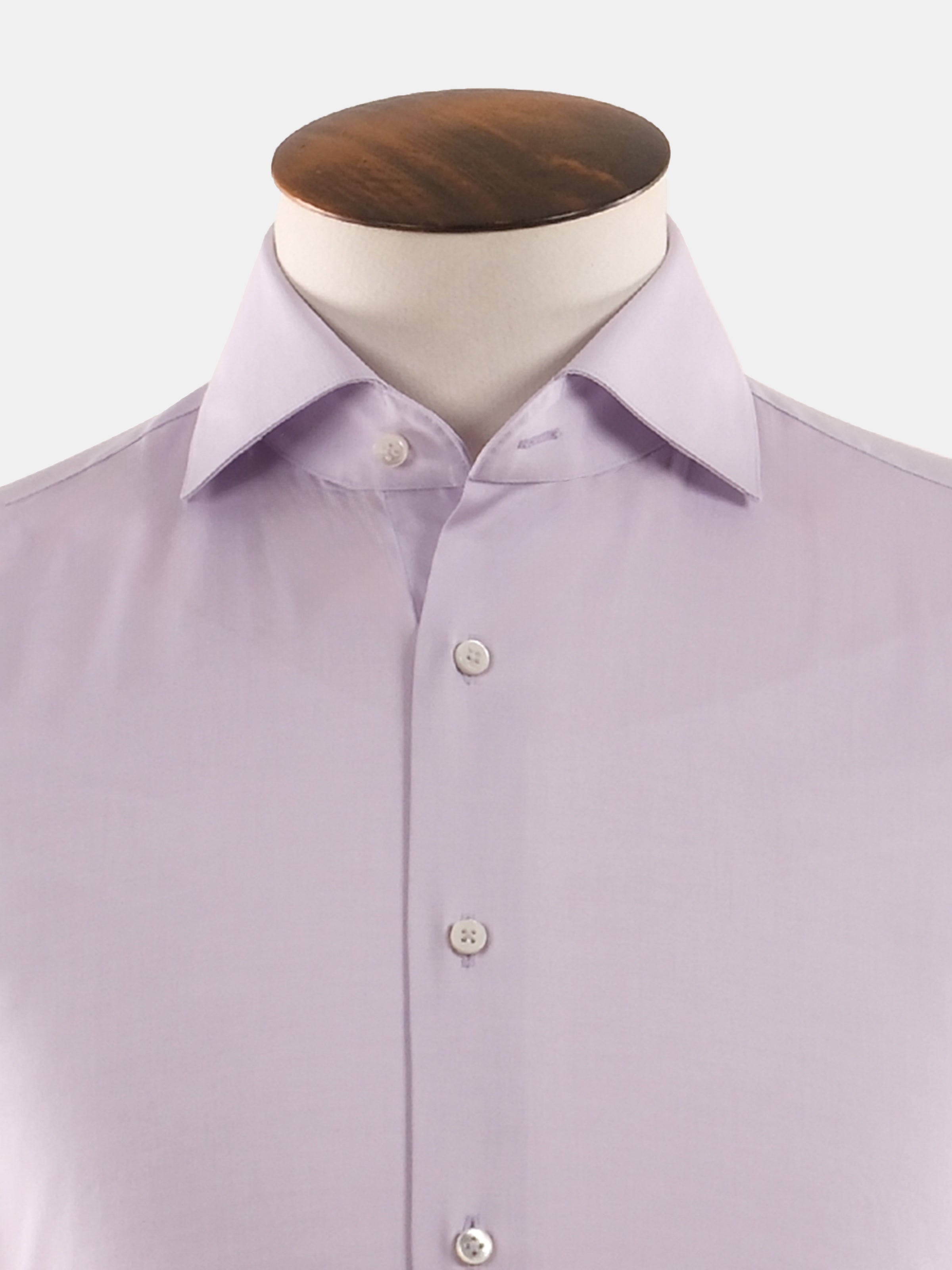 Windsor Pinpoint Cotton Cutaway Shirt - Periwinkle