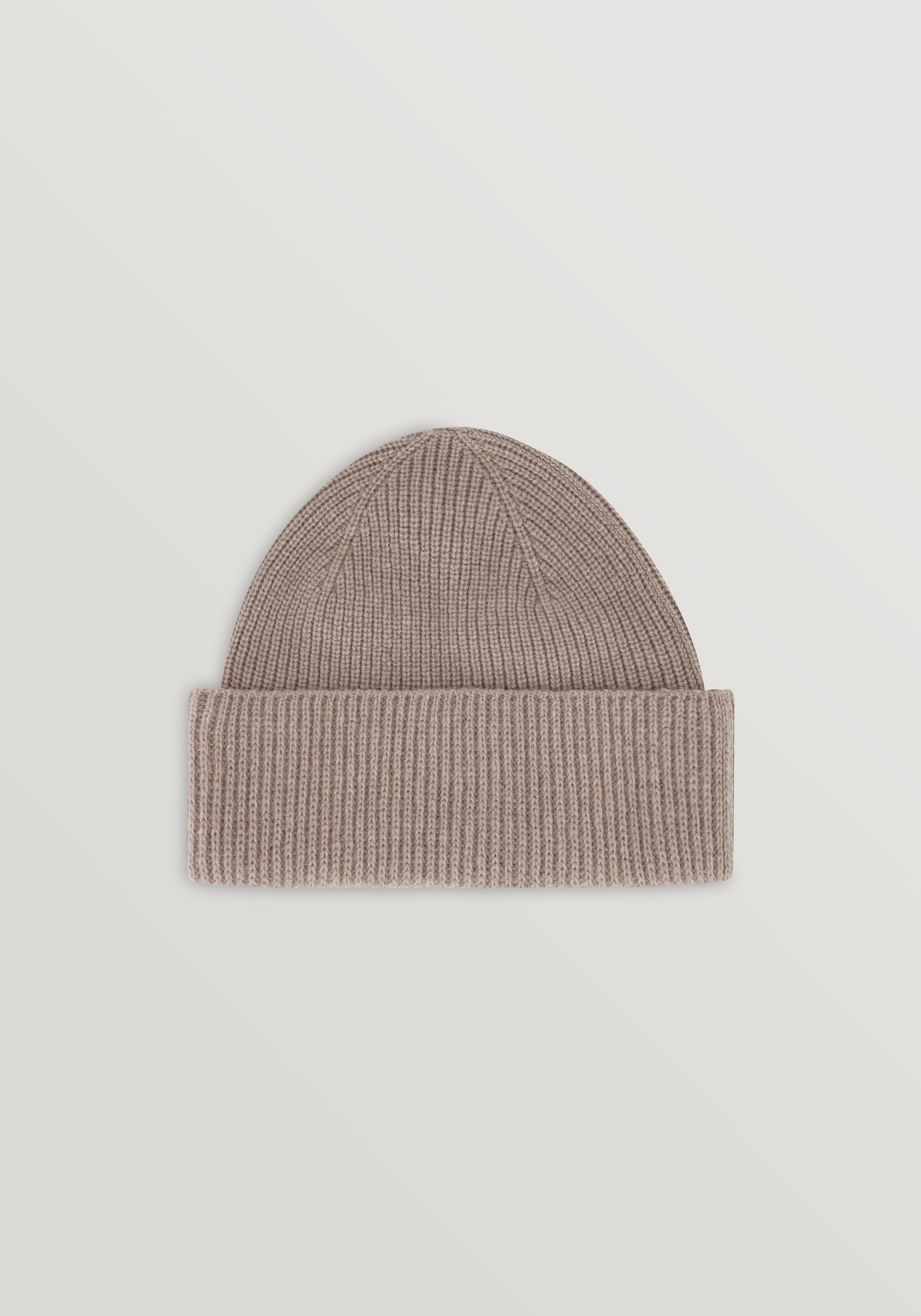 Wool & Cashmere Beanie - Beige