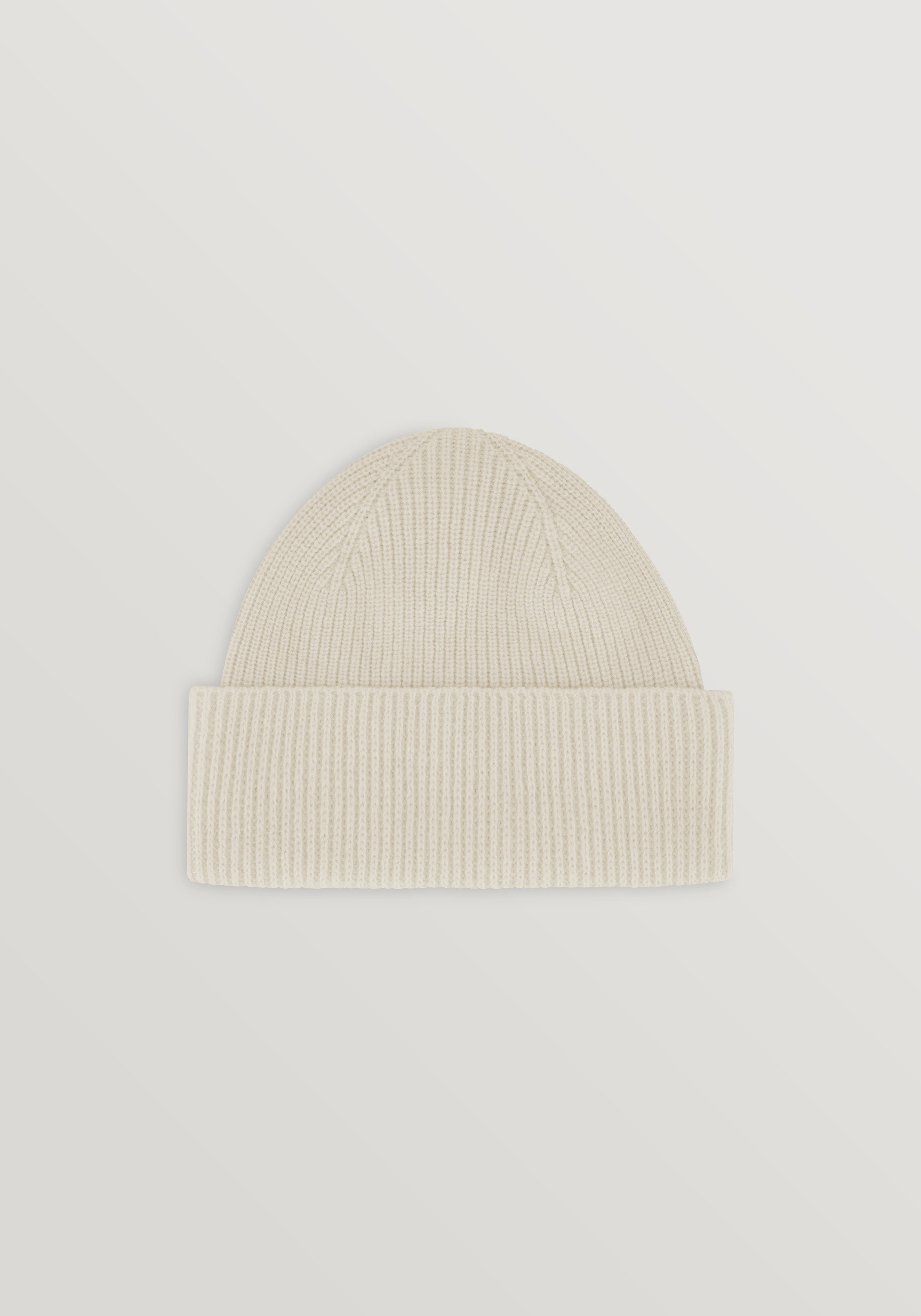 Wool Cashmere Beanie SAMPLE - Natural