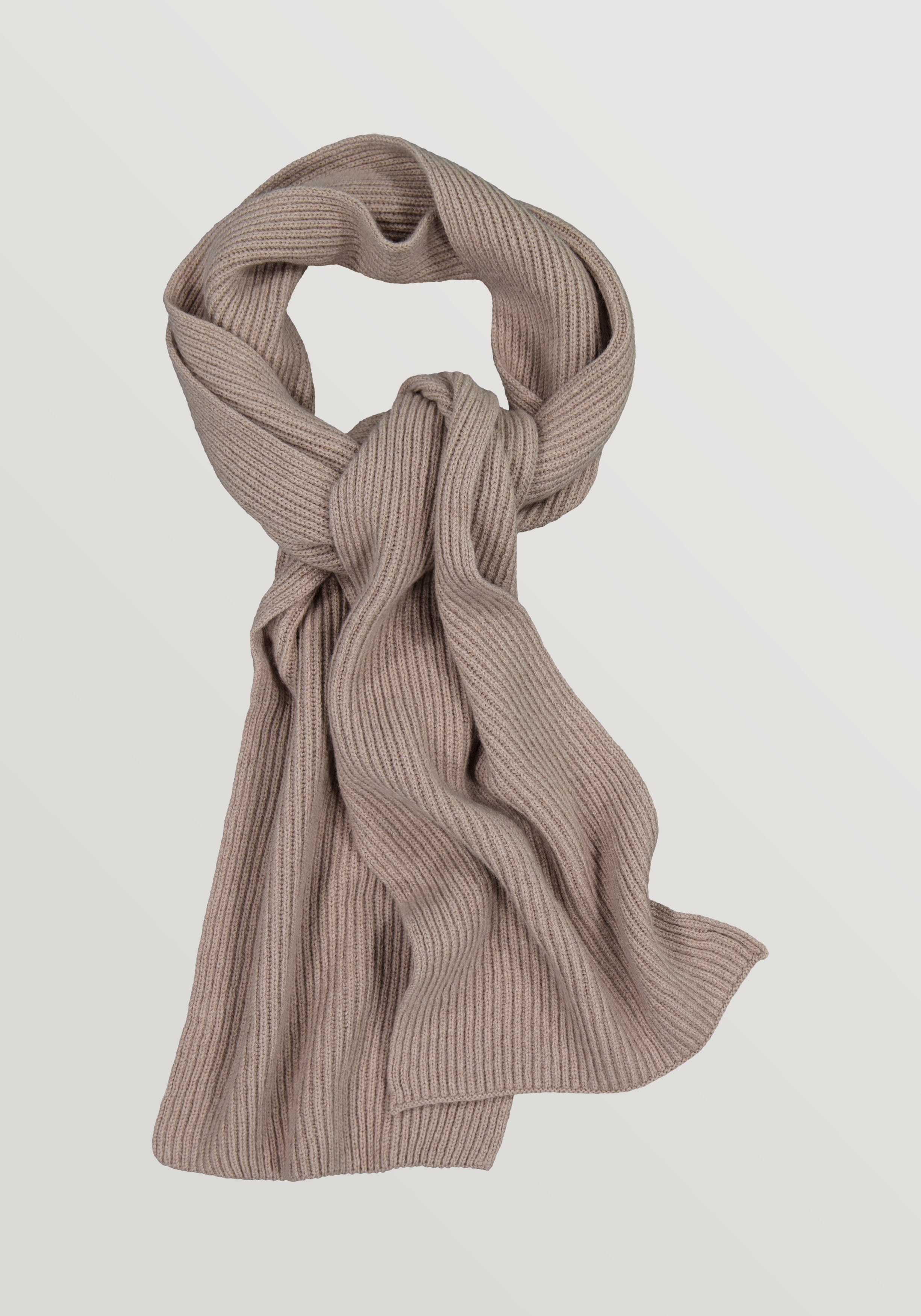 Wool & Cashmere Scarf - Beige