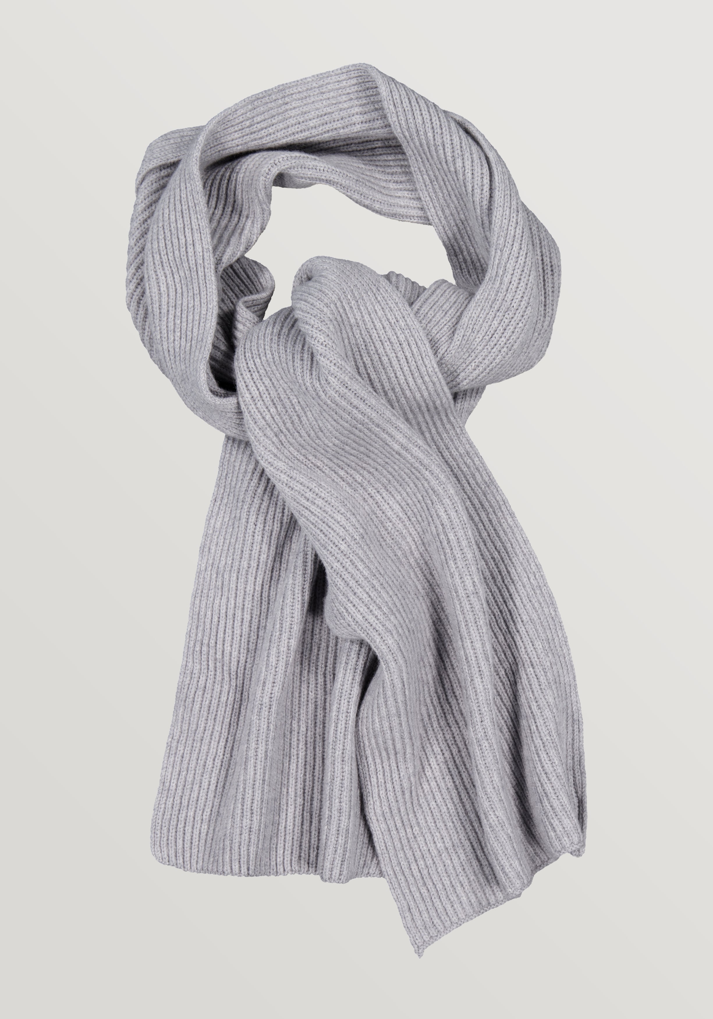 Wool & Cashmere Scarf - Heather Grey