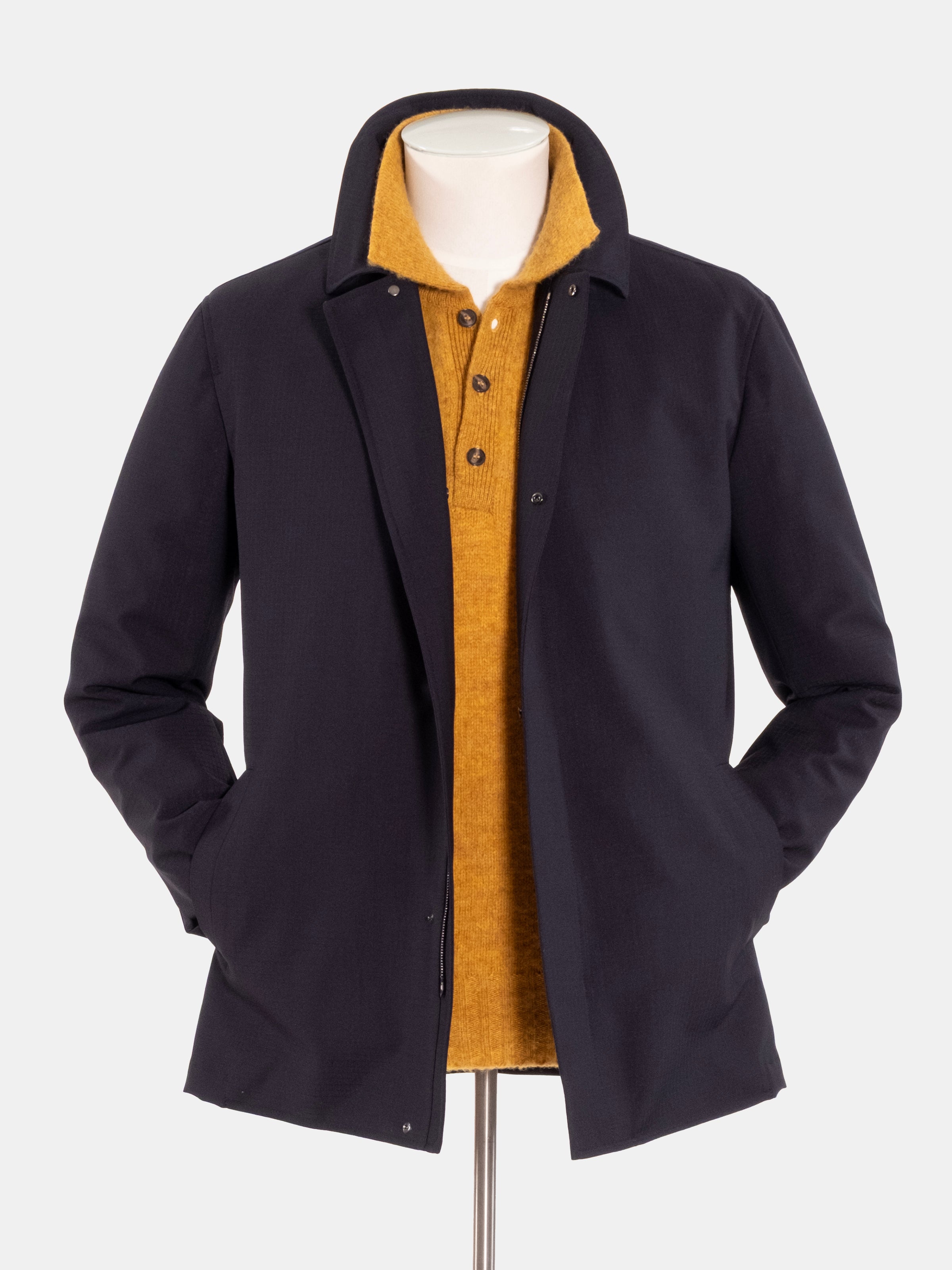 Zefiro Coat - Navy Ripstop