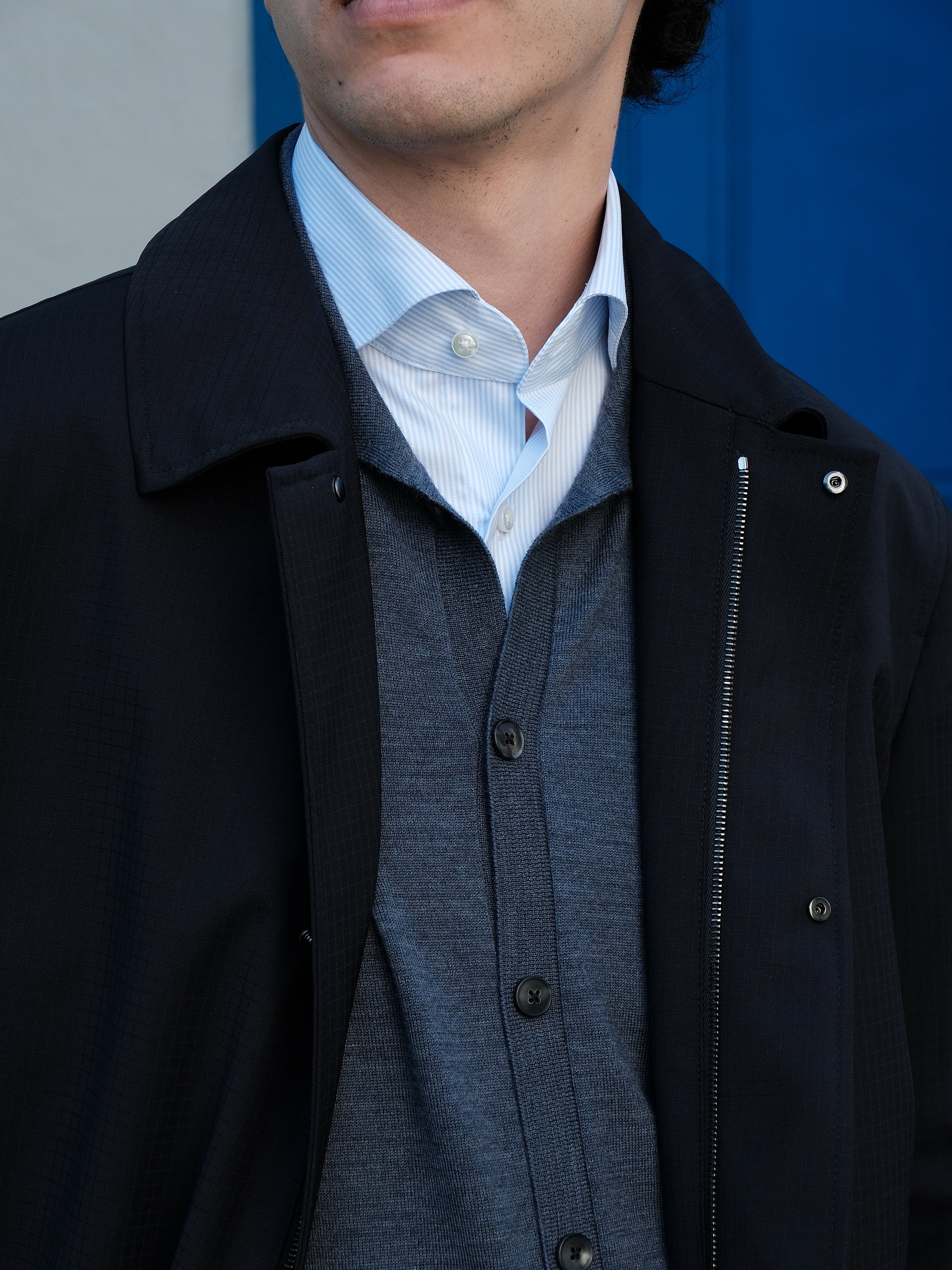 Zefiro Coat - Navy Ripstop