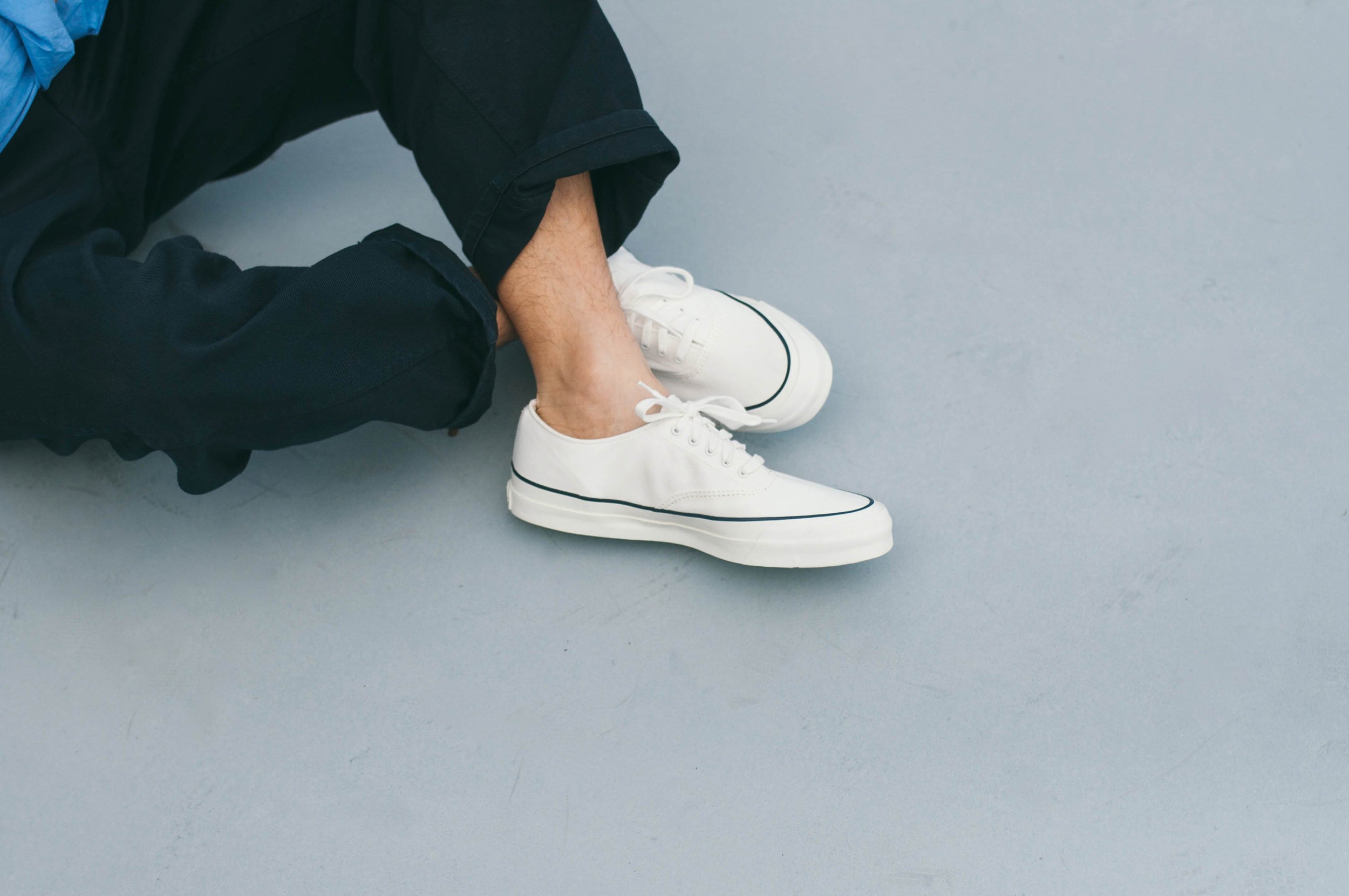 Asahi White Deck Sneaker