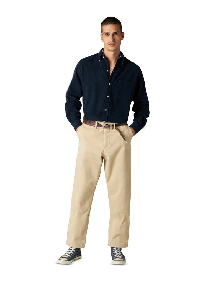 Fortela Corduroy King Shirt - Navy