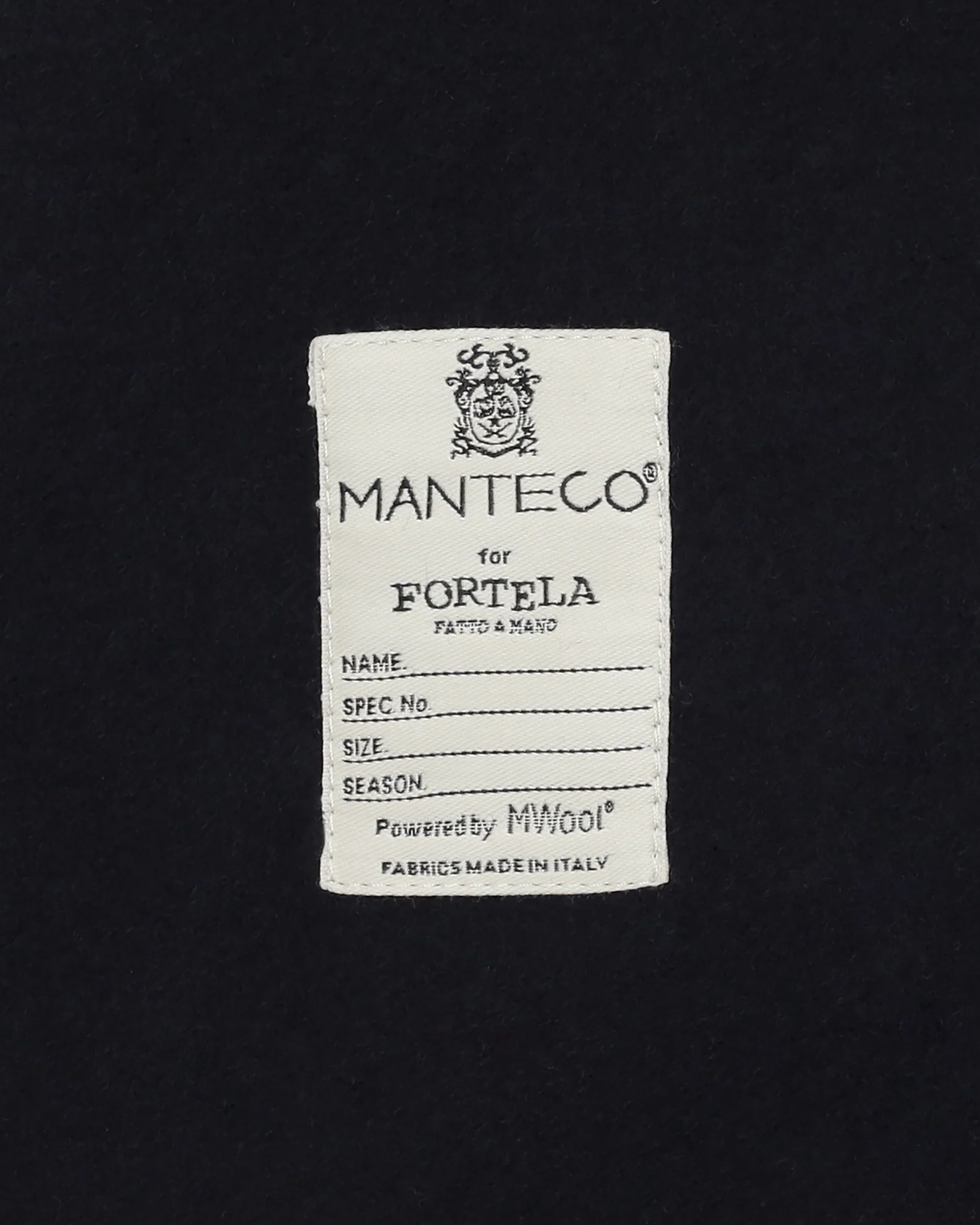 Fortela Miller Short Wool Jacket - Navy
