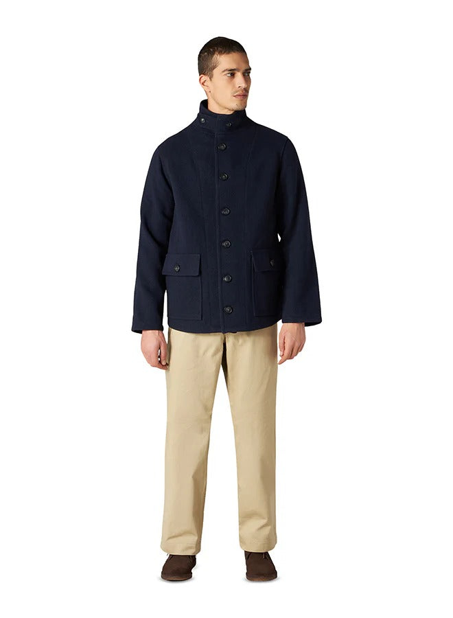 Fortela Seawolf Recycled Wool Jacket - Blue