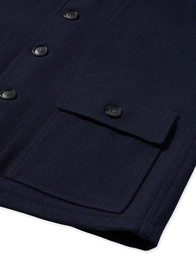 Fortela Seawolf Recycled Wool Jacket - Blue