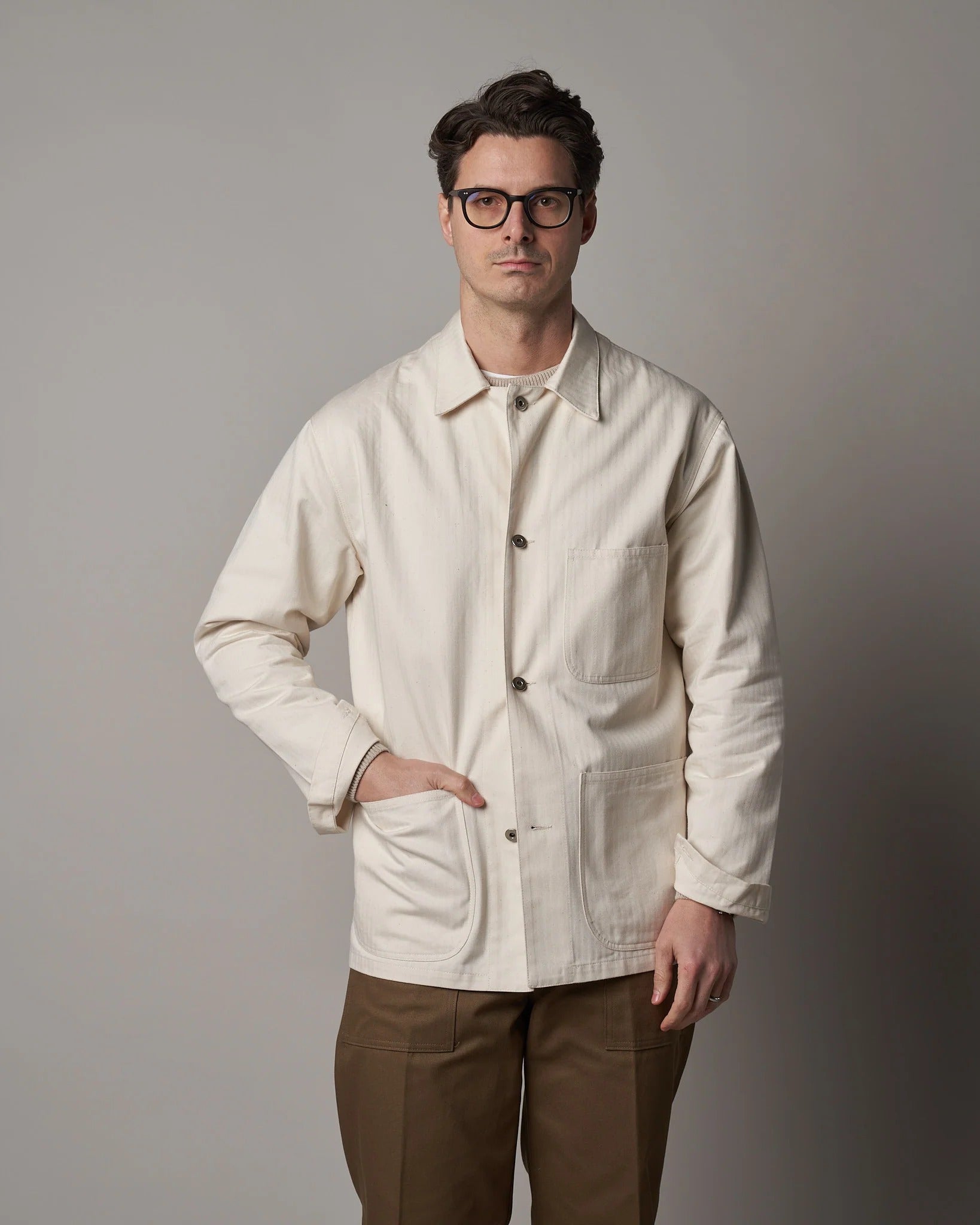 Informale Army Chore Jacket - Natural