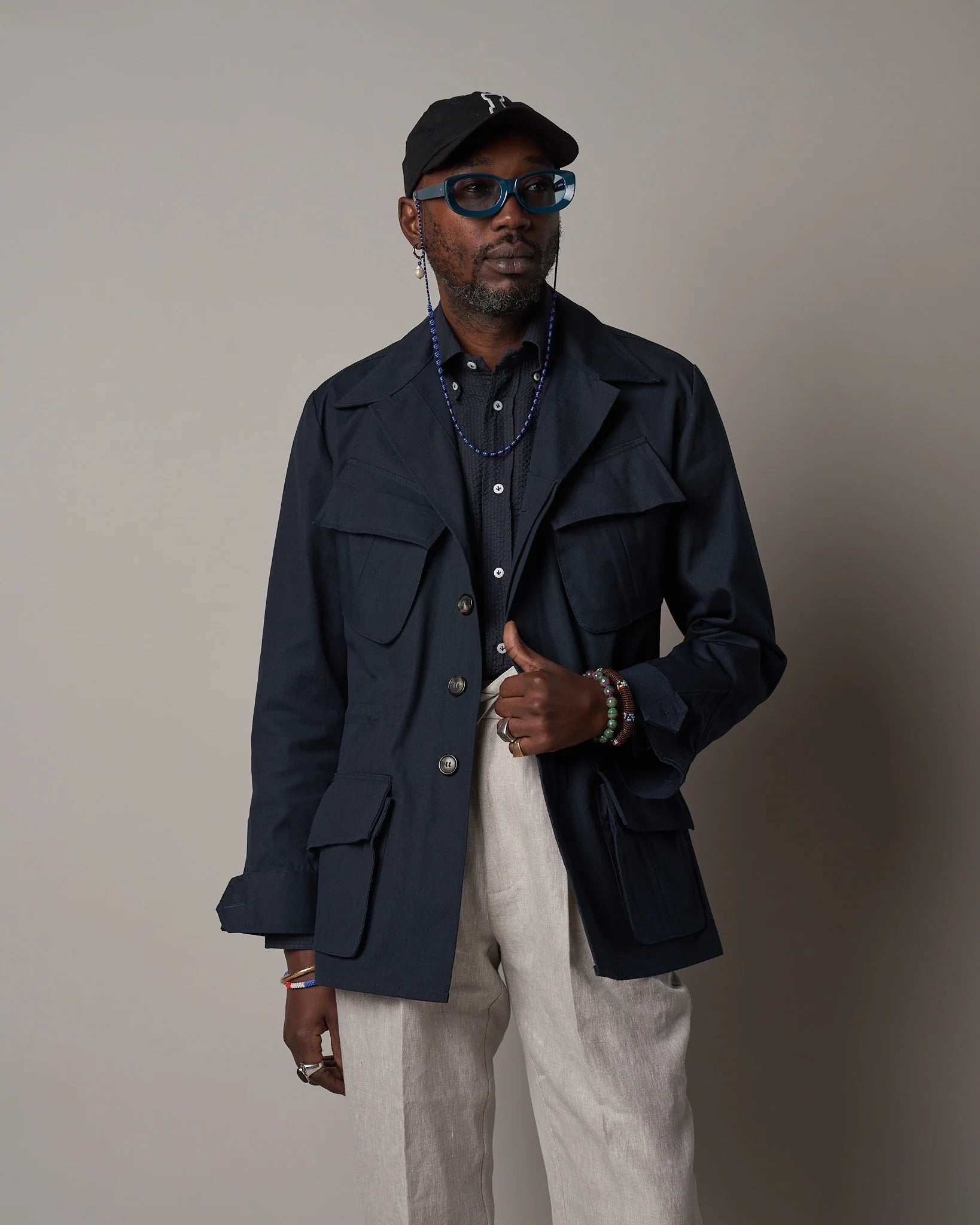 Informale Jungle Jacket - Navy