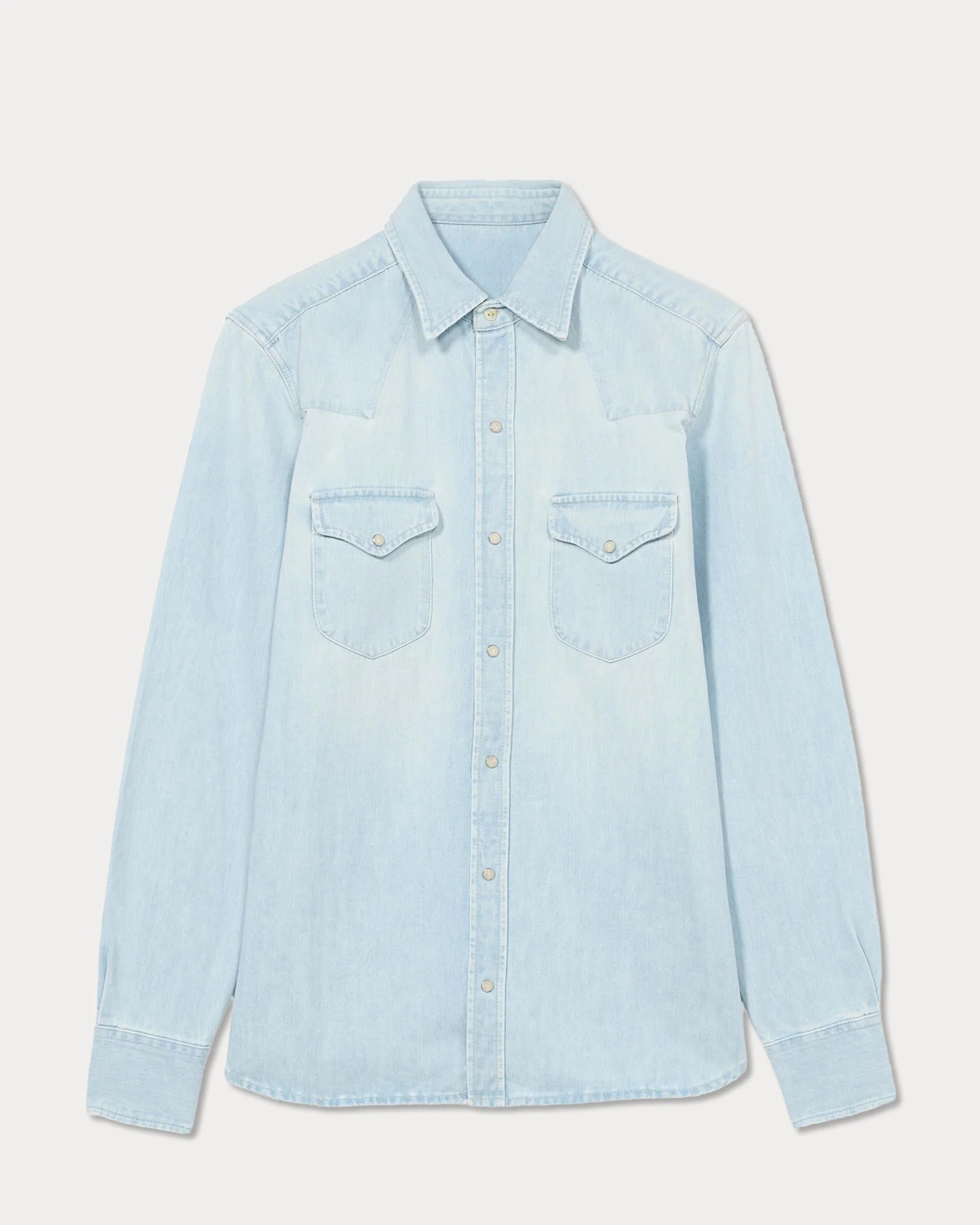 Fortela Denim Texan Shirt - Bleach Wash