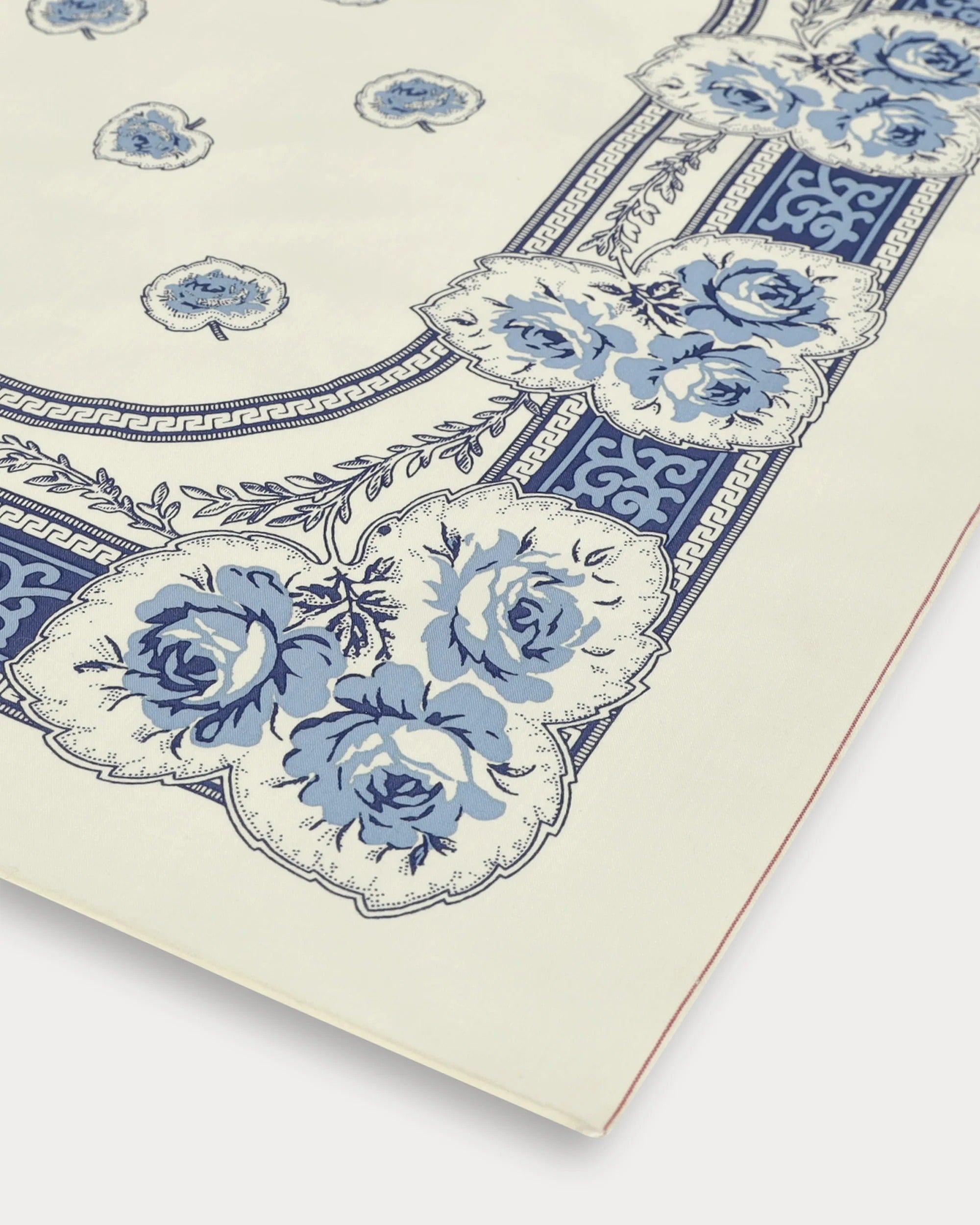 Fortela Printed Rose Bandana - Blue Rose