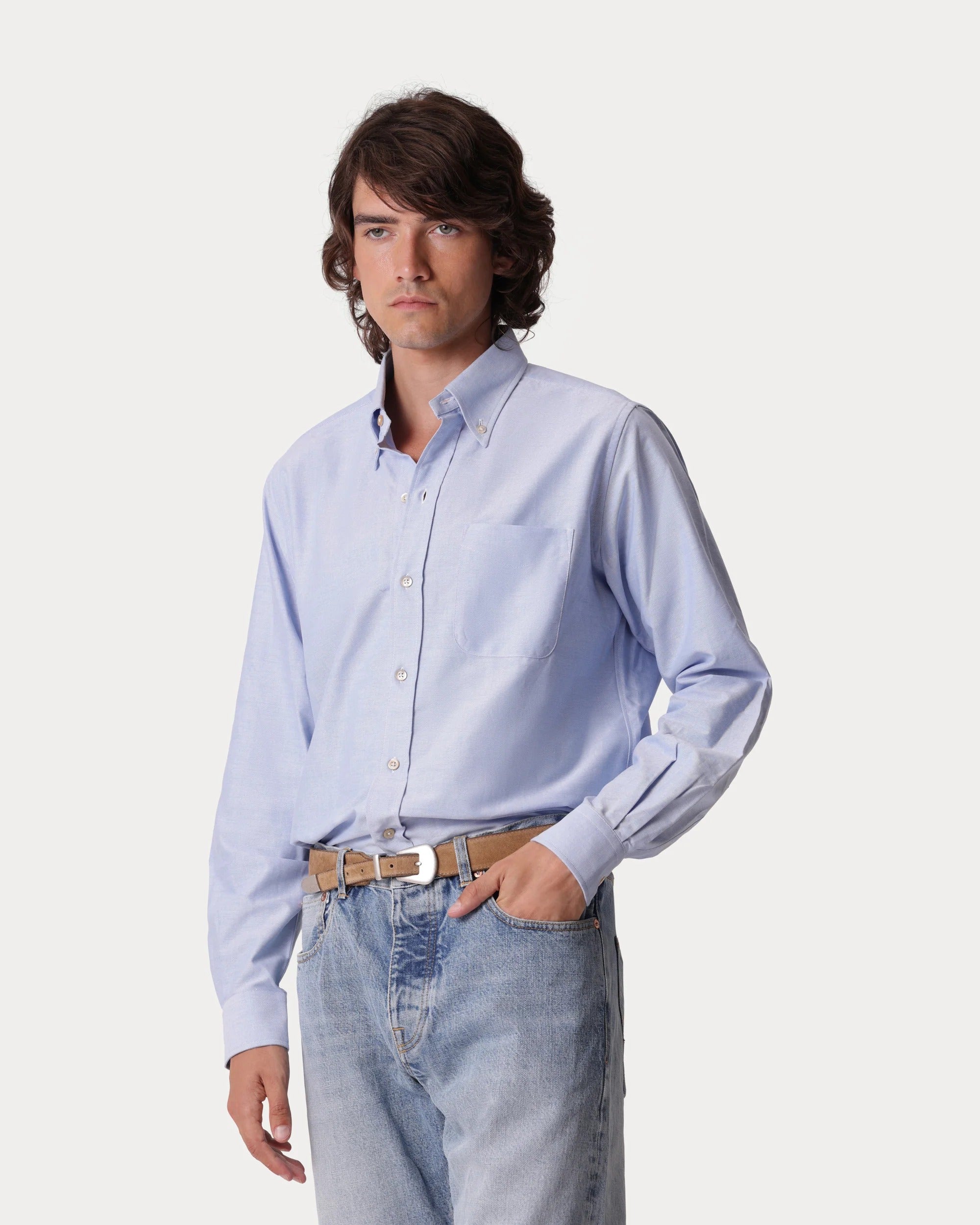 Fortela King Oxford Shirt - Blue