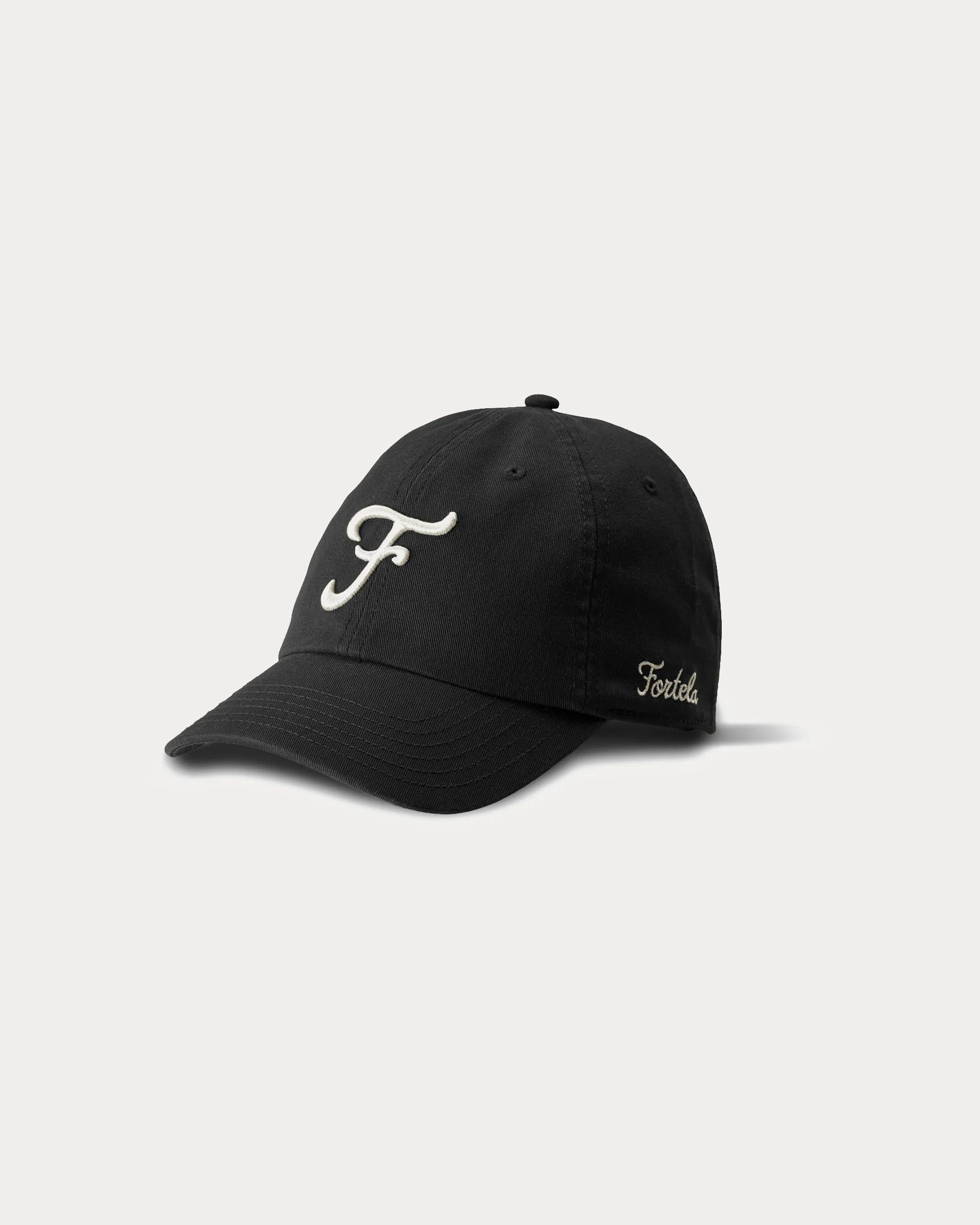 Fortela Chino Cotton Cap - Black
