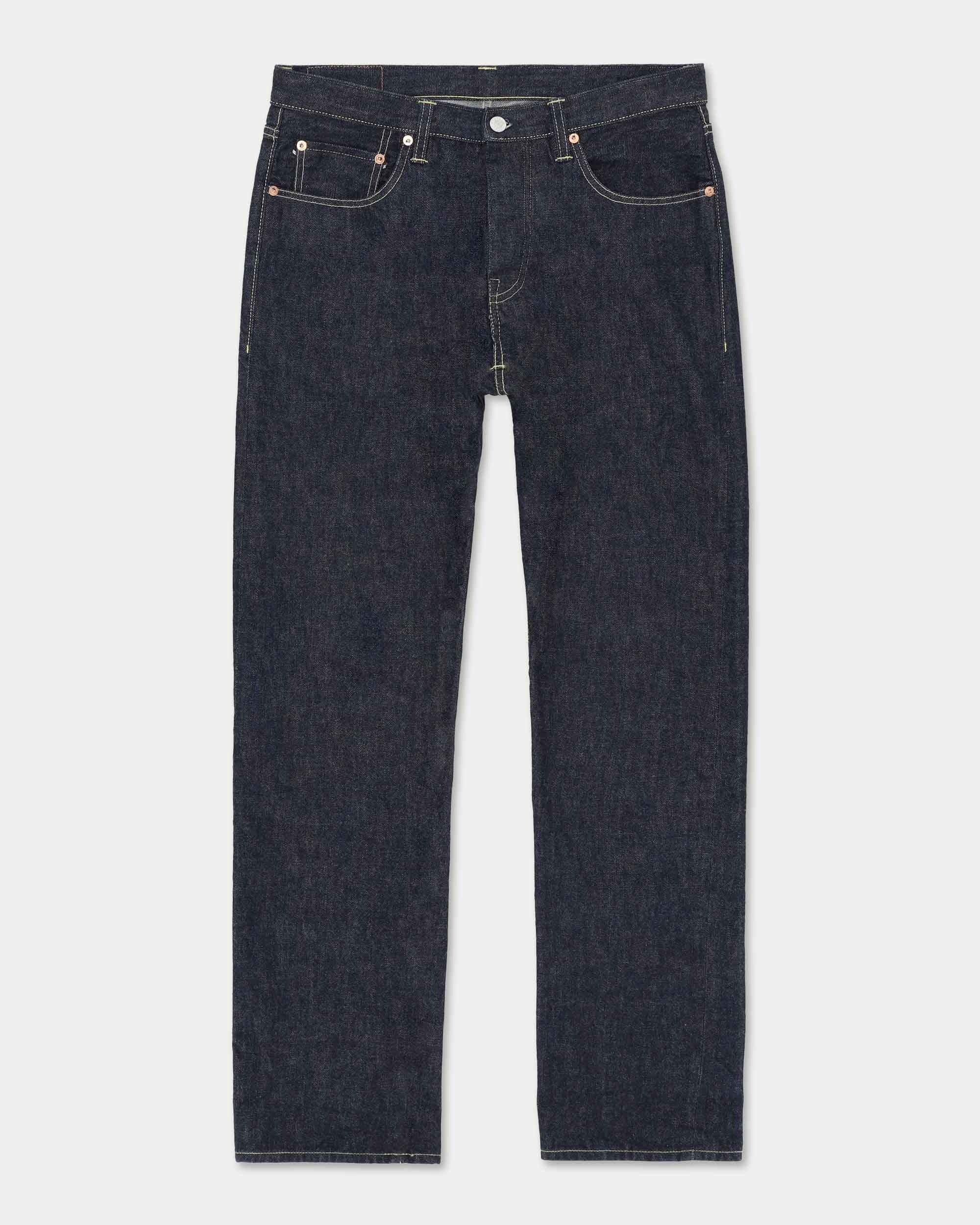 Fortela Selvedge Denim 5 Pocket Jeans - Indigo Rinse