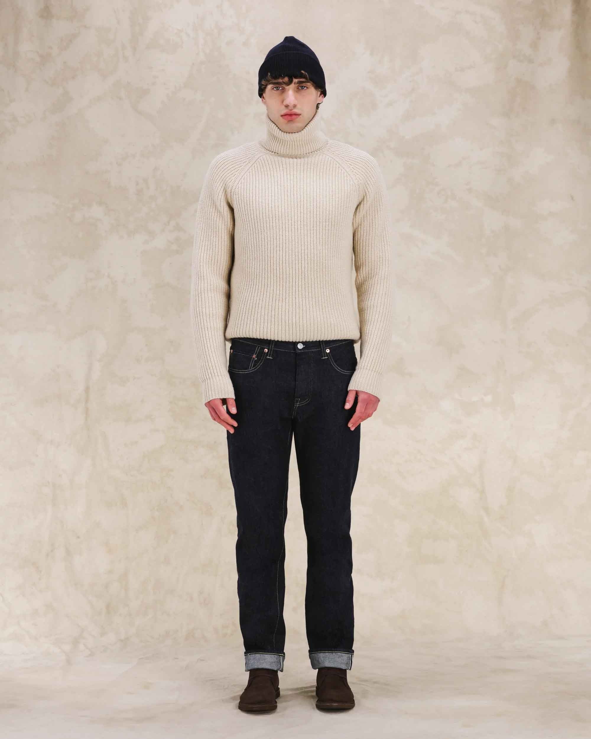 Fortela Selvedge Denim 5 Pocket Jeans - Indigo Rinse