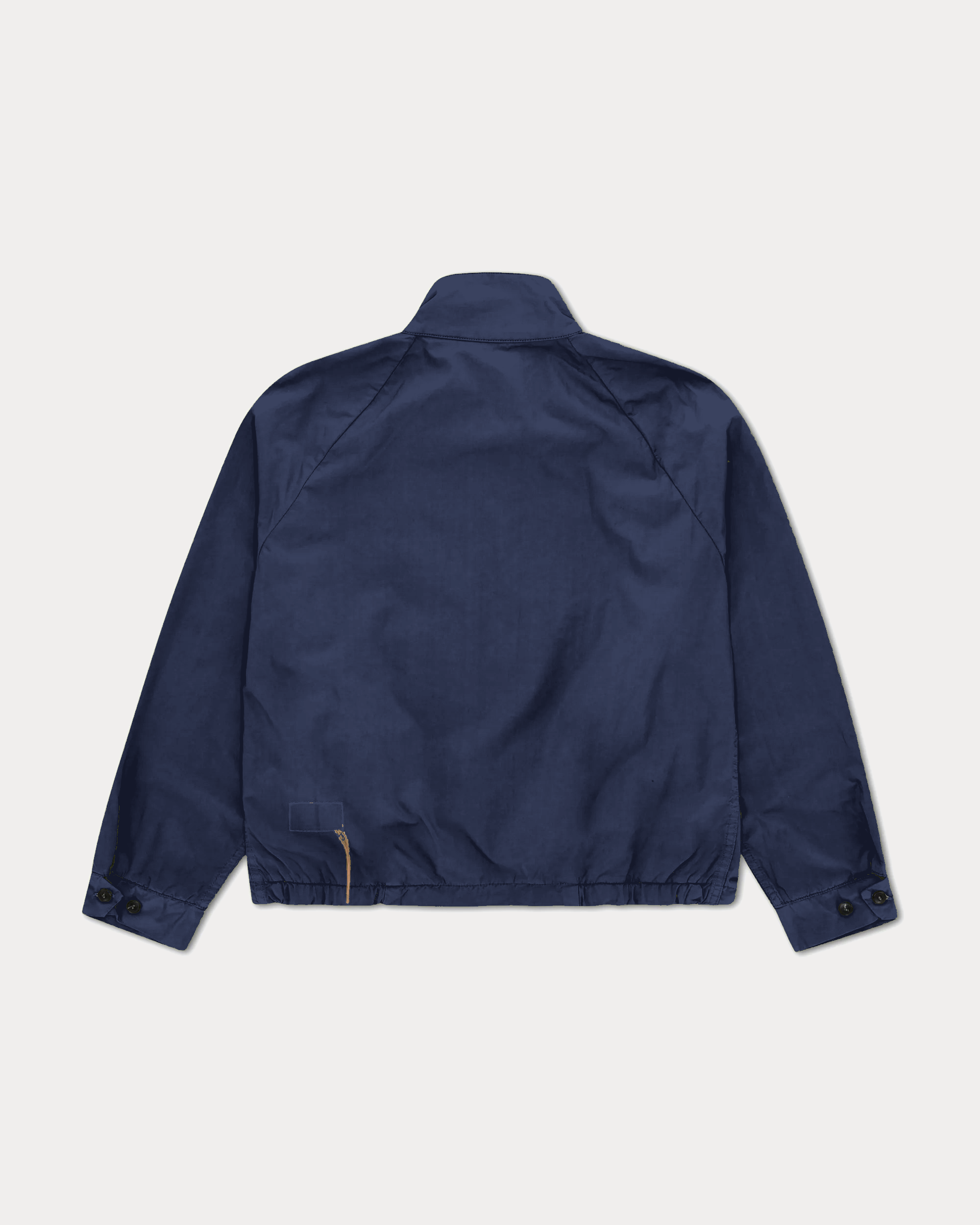 Fortela Cotton Popeline Zip-Up Jacket - Blue