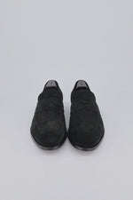 Suede Penny Loafer - Black