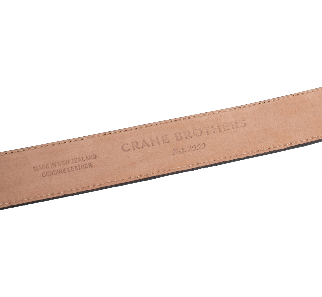 Black Suede 35mm Belt - Solid Brass Buckle