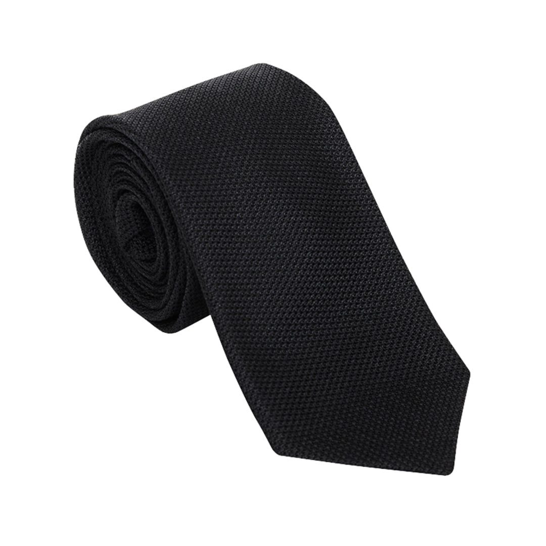 Grenadine Silk Tie - Black