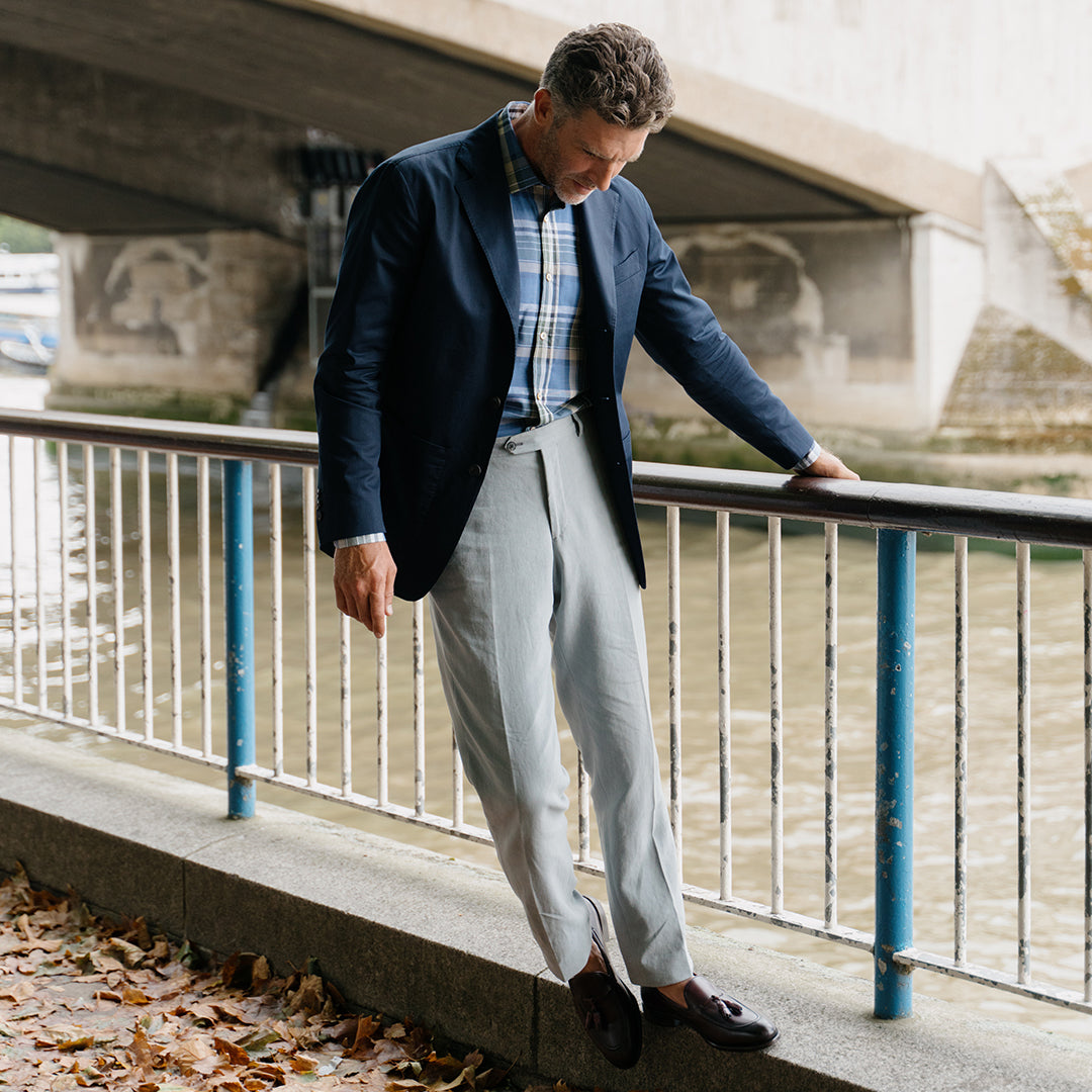 Navy Lightweight Jacket -  Lucky Last