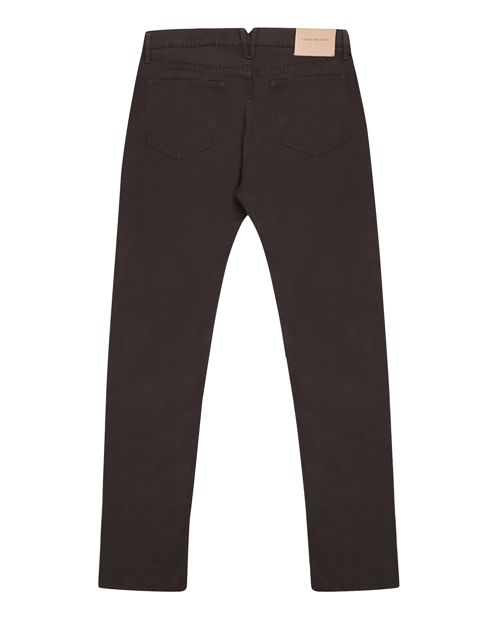 Dark Brown Broken Twill Five Pocket Pant - LUCKY LAST