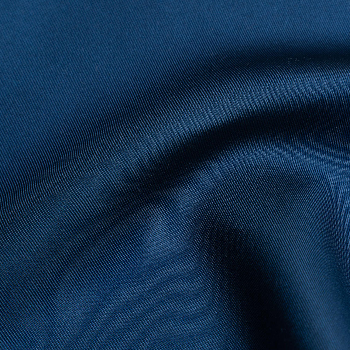 Drakes  Silk Navy Shoestring Pochette - LUCKY LAST