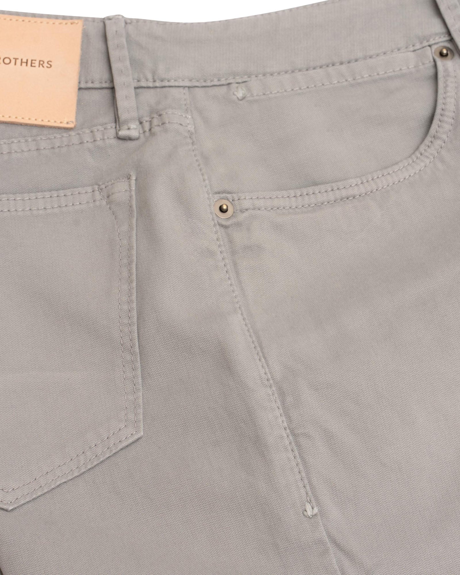 Dove Grey Broken Twill Five Pocket Pant - LUCKY LAST