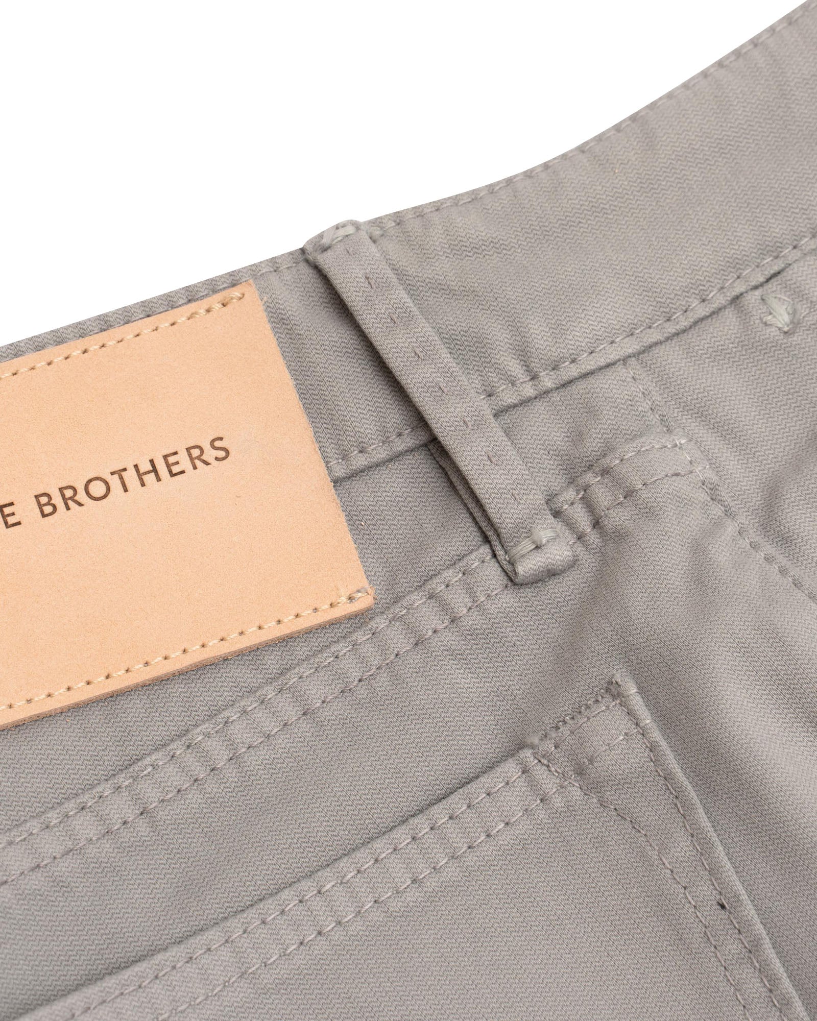 Dove Grey Broken Twill Five Pocket Pant - LUCKY LAST