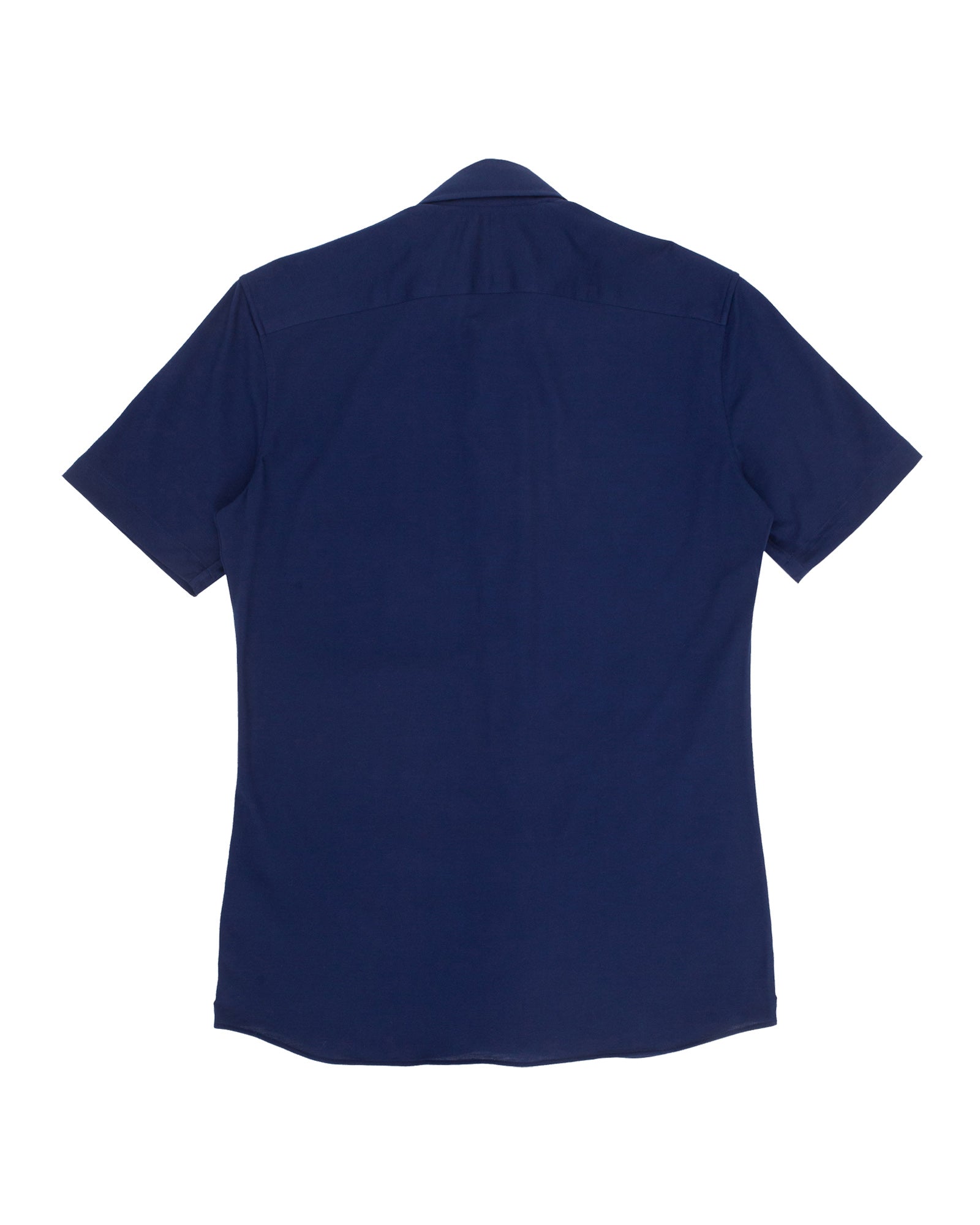 Cotton Pique Short Sleeved Shirt - Royal Blue LUCKY LAST