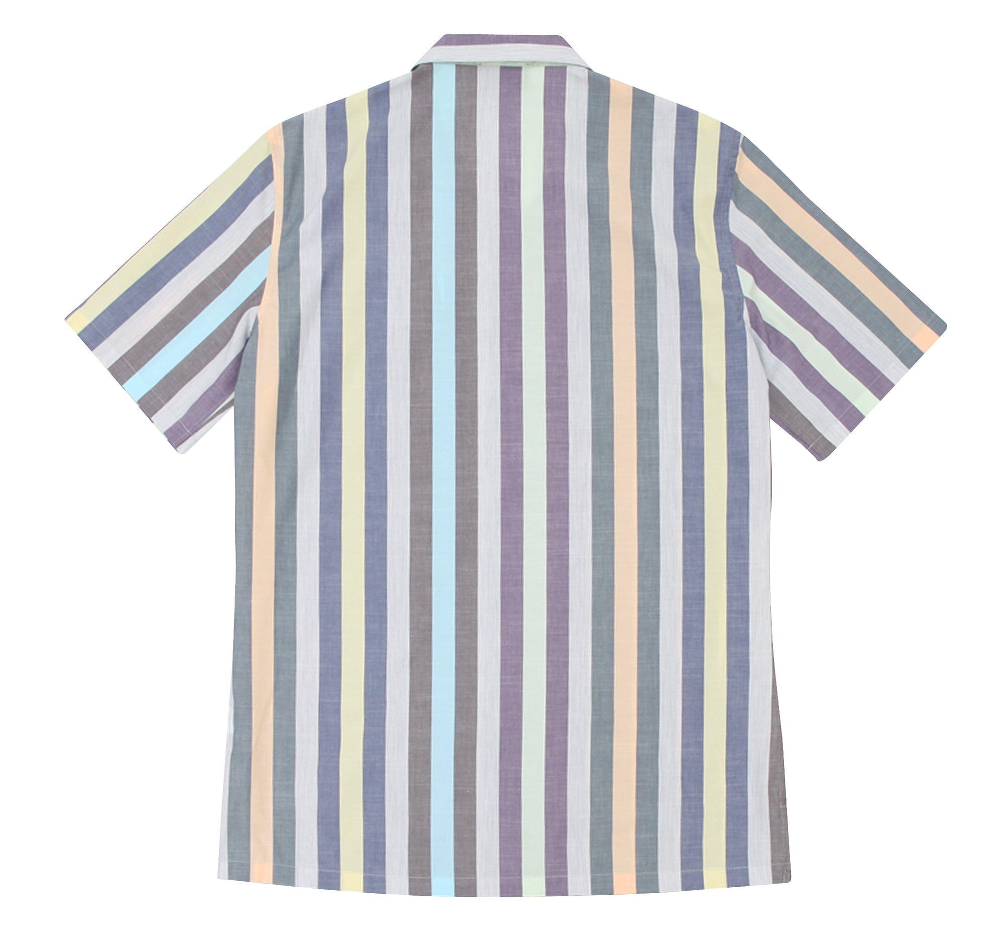 Pastel Multi Stripe Camp Collar Shirt - LUCKY LAST