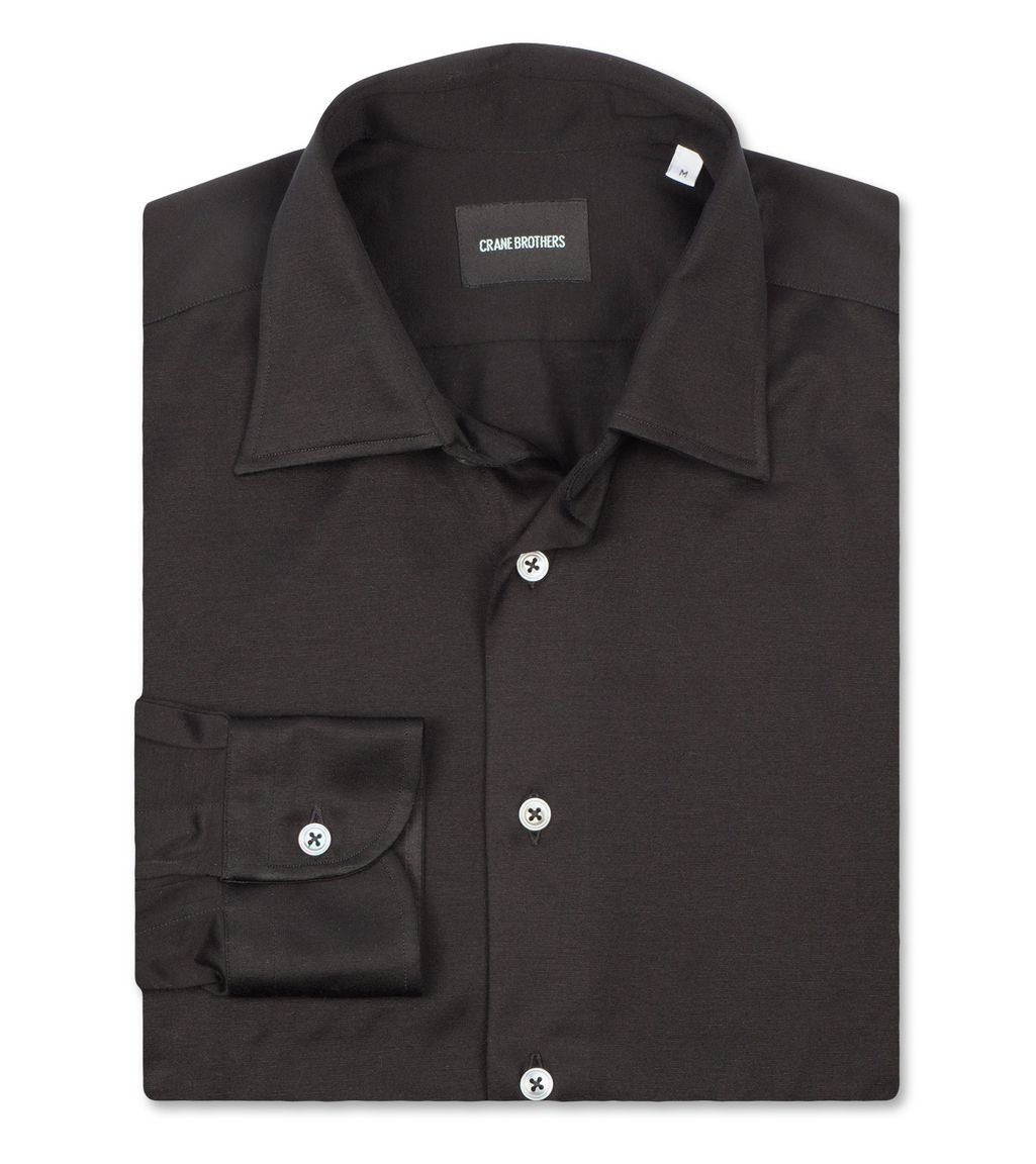 Cotton Jersey Shirt - Optima Black  LUCKY LAST