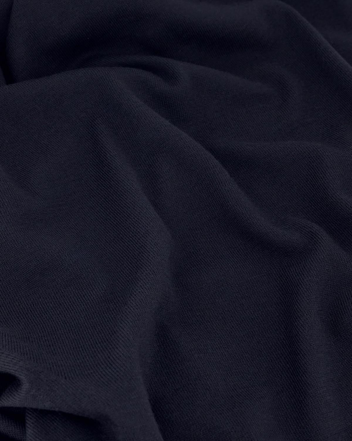 Navy Merino Wool Crew Neck Sweater