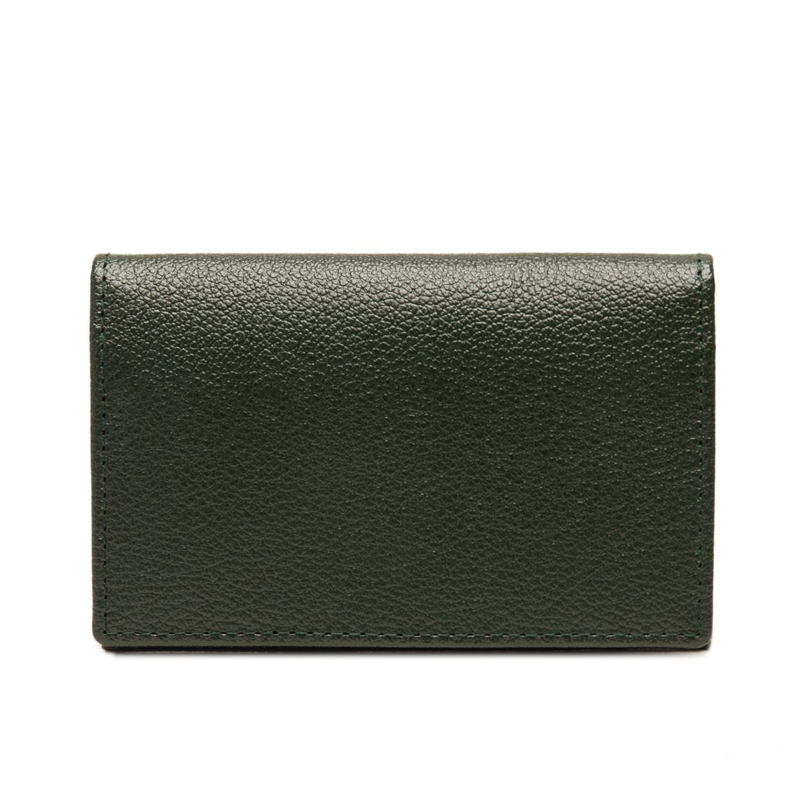 Ettinger Capra Leather Visiting Card Case - Forest Green