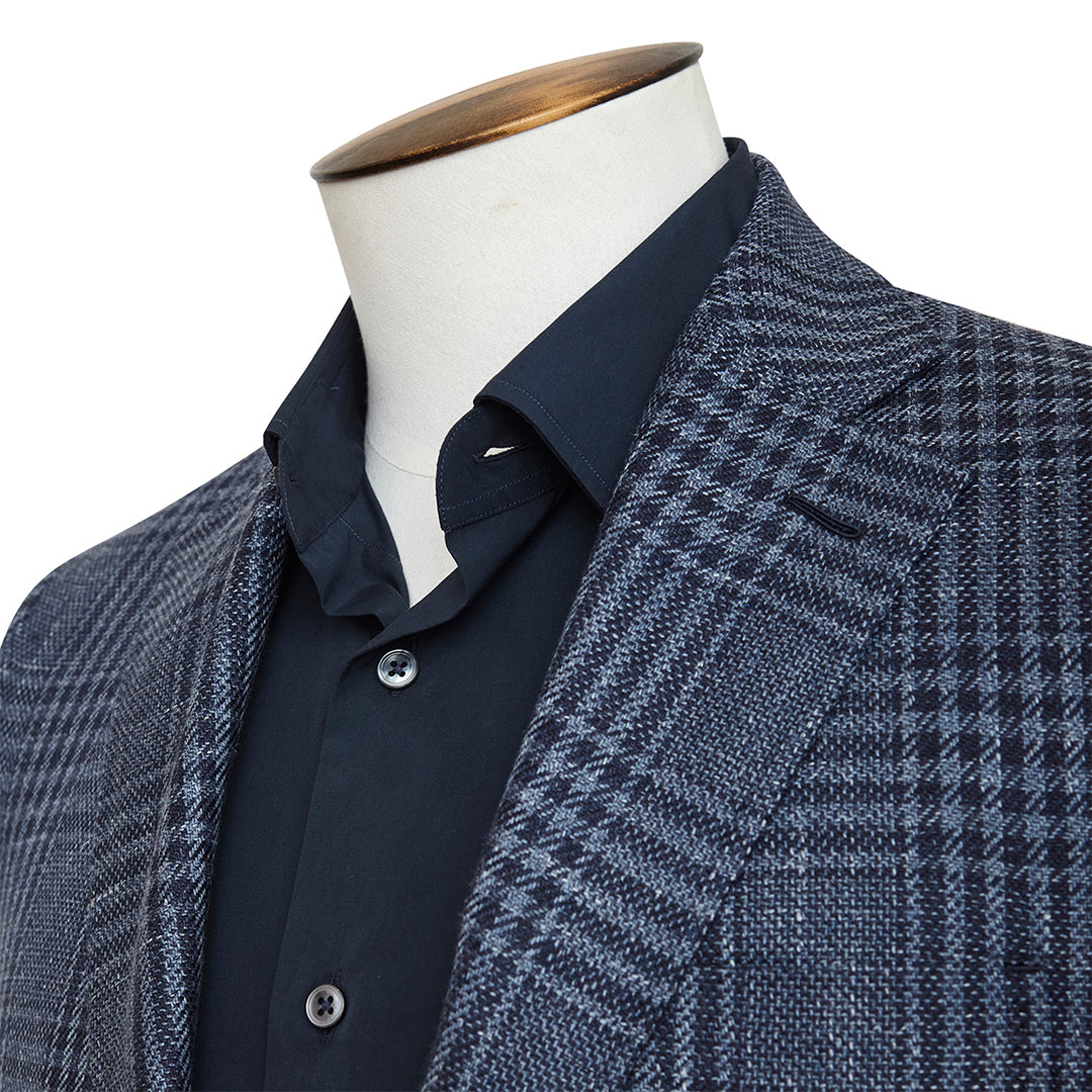 Poplin Spread Collar Shirt - Navy