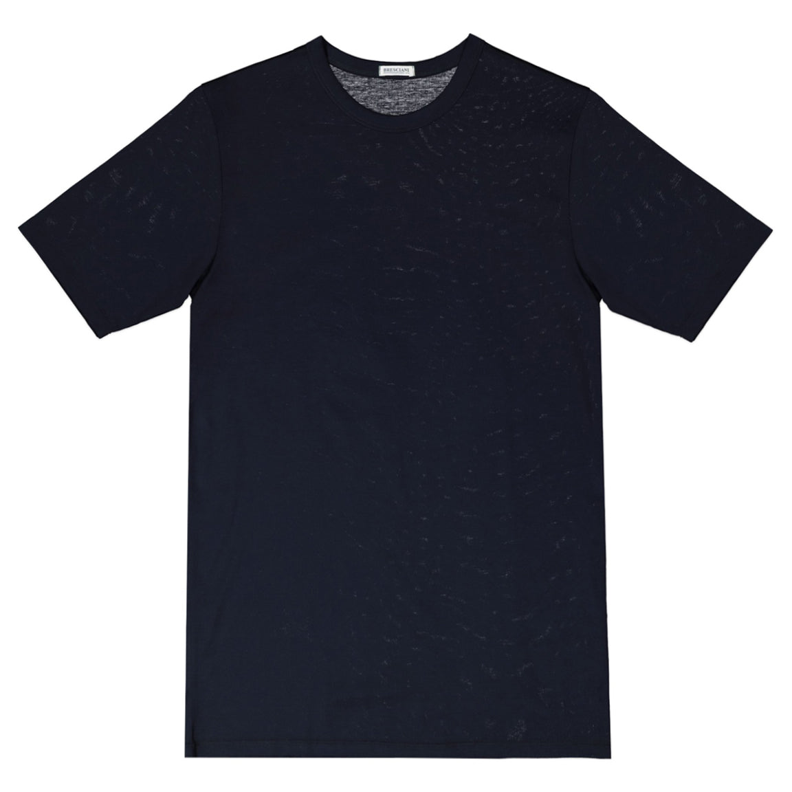 Bresciani Fitted Cotton Tee - Navy