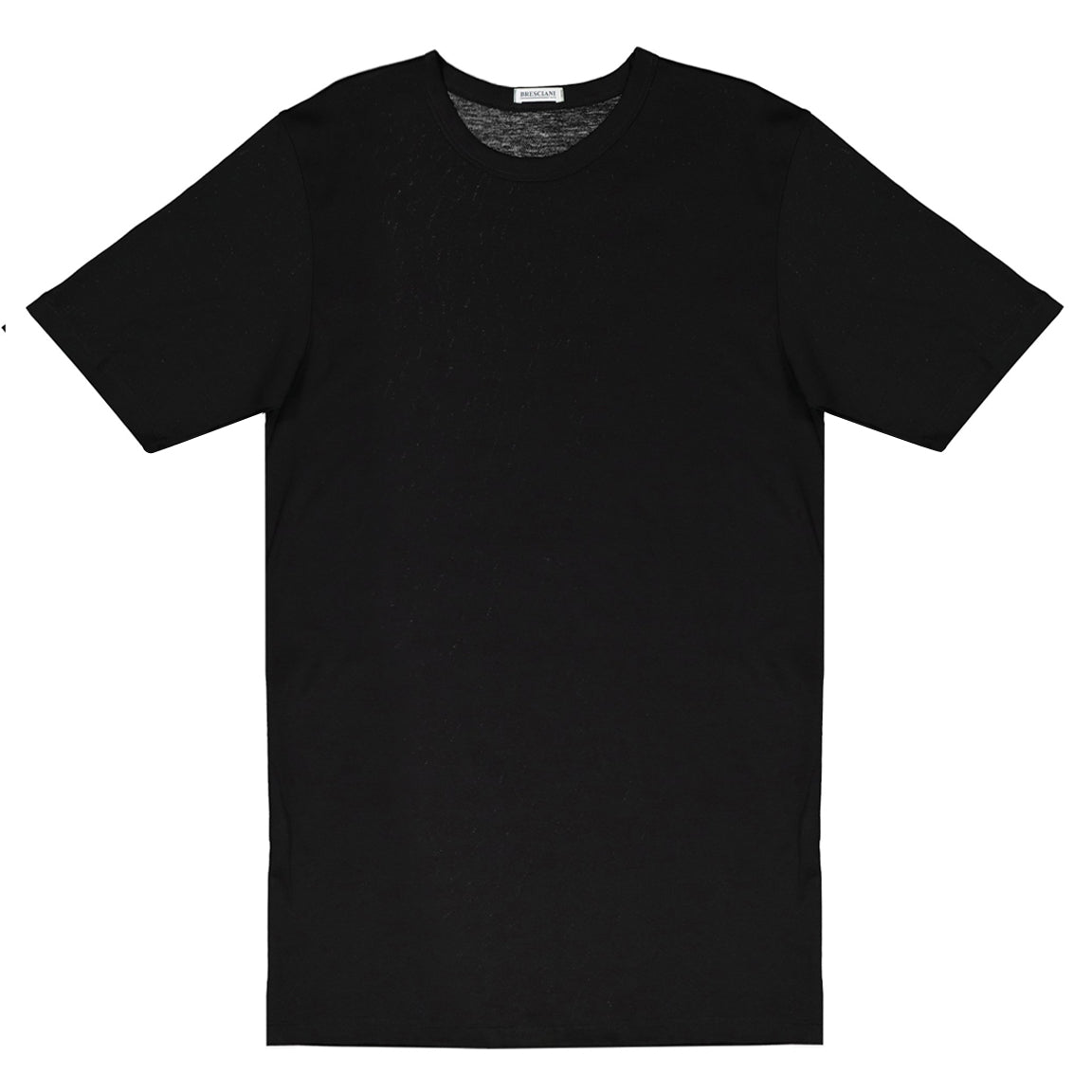 Bresciani Fitted Cotton Tee - Black
