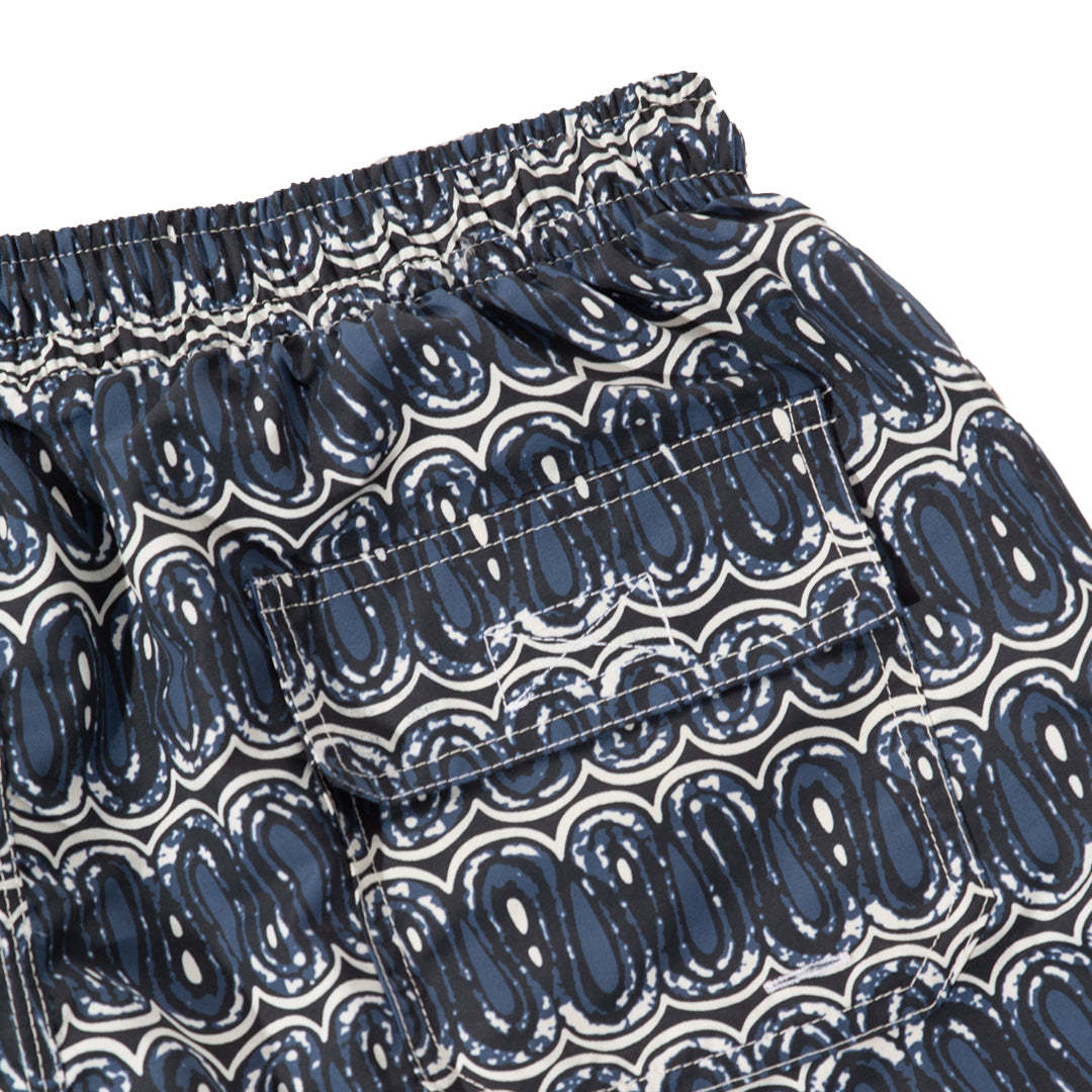 Navy Snake Printed Swim Short - LUCKY LAST