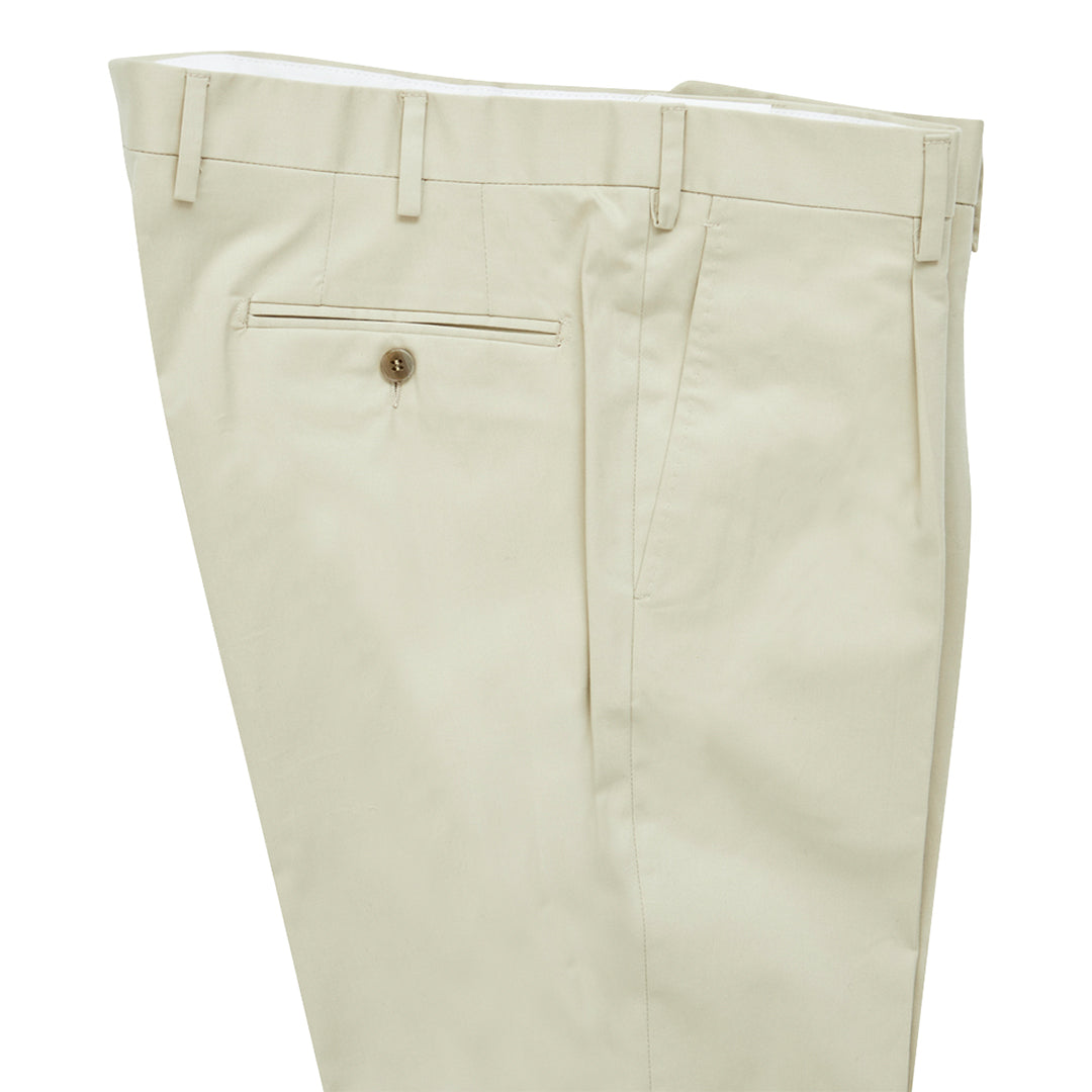 Khaki Cotton Chino - LUCKY LAST