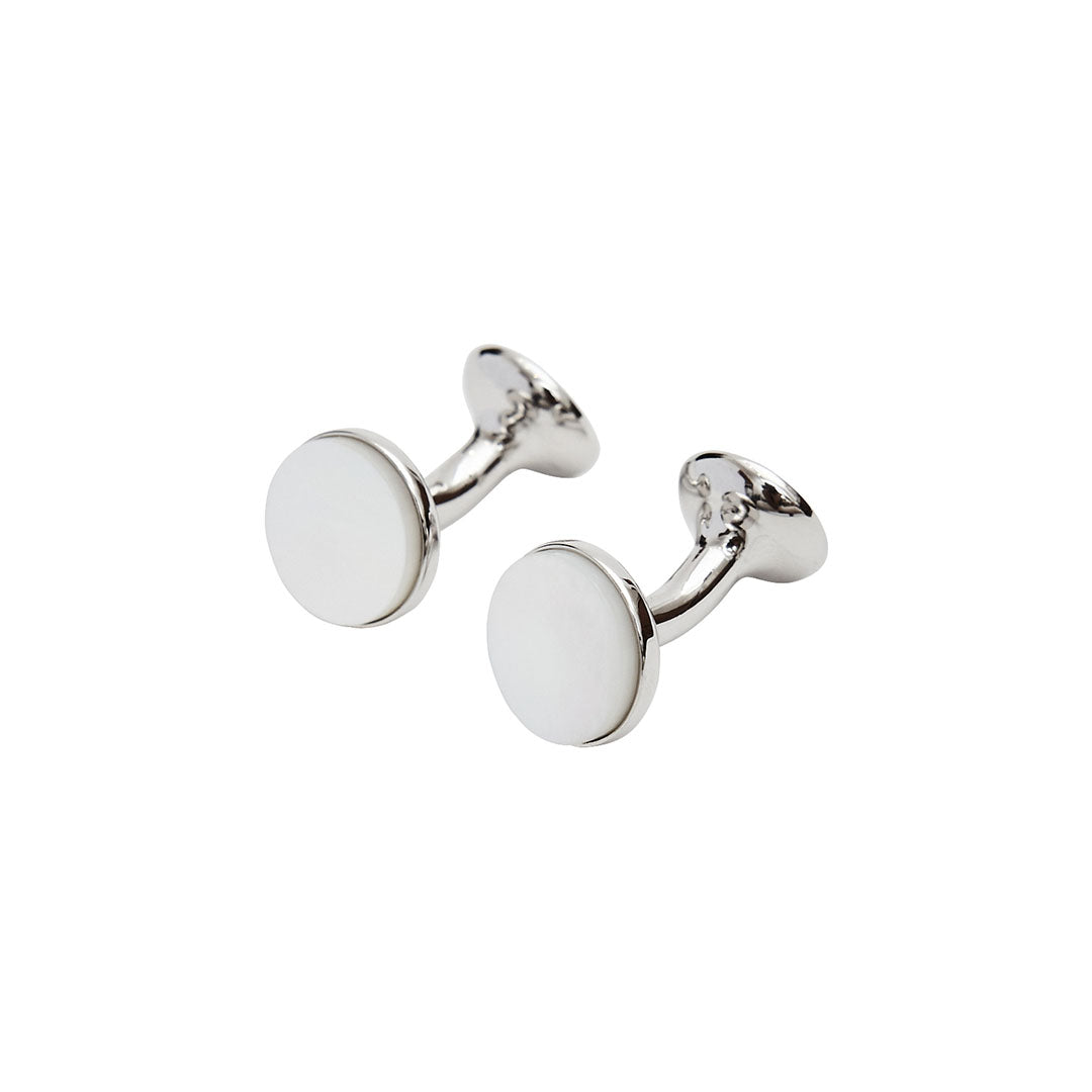 Codis Maya Bow Cufflinks - Mother of Pearl