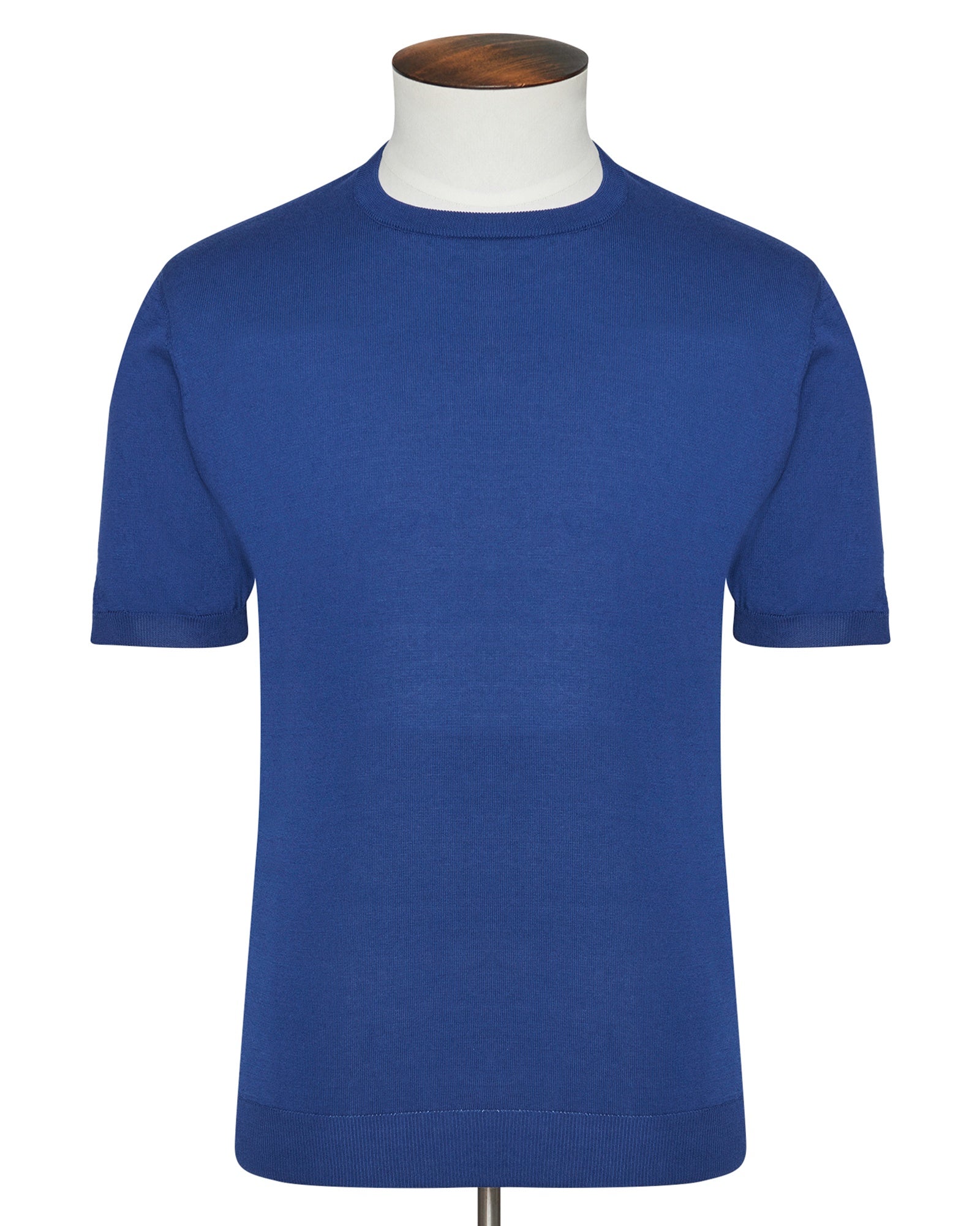 Marine Blue Ribbed T-Shirt - Lucky Last | 