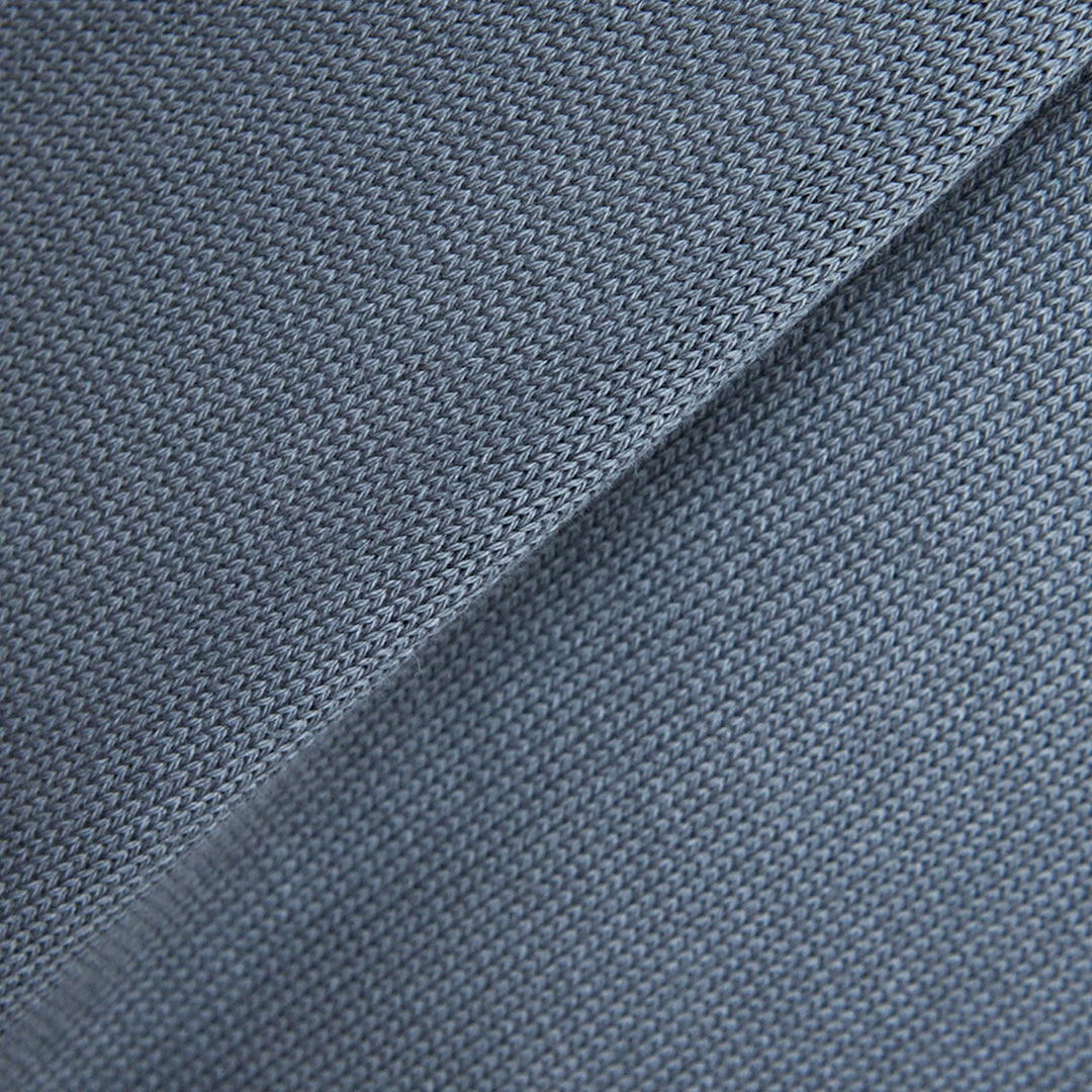 Graphite Cotton Ribbed Crewneck Sweater - Lucky Last