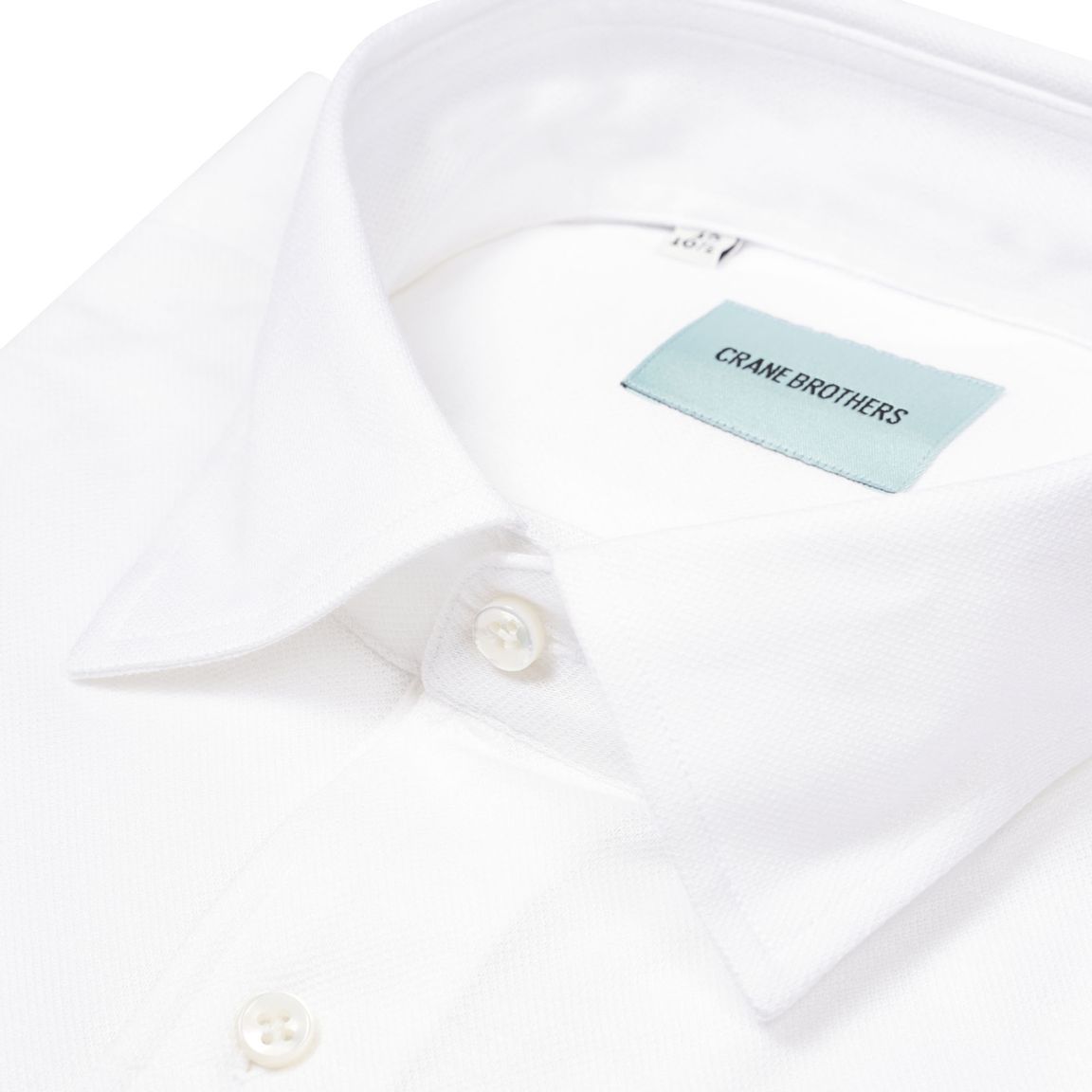 White Cotton Pique Short Sleeve Polo Shirt - LUCKY LAST
