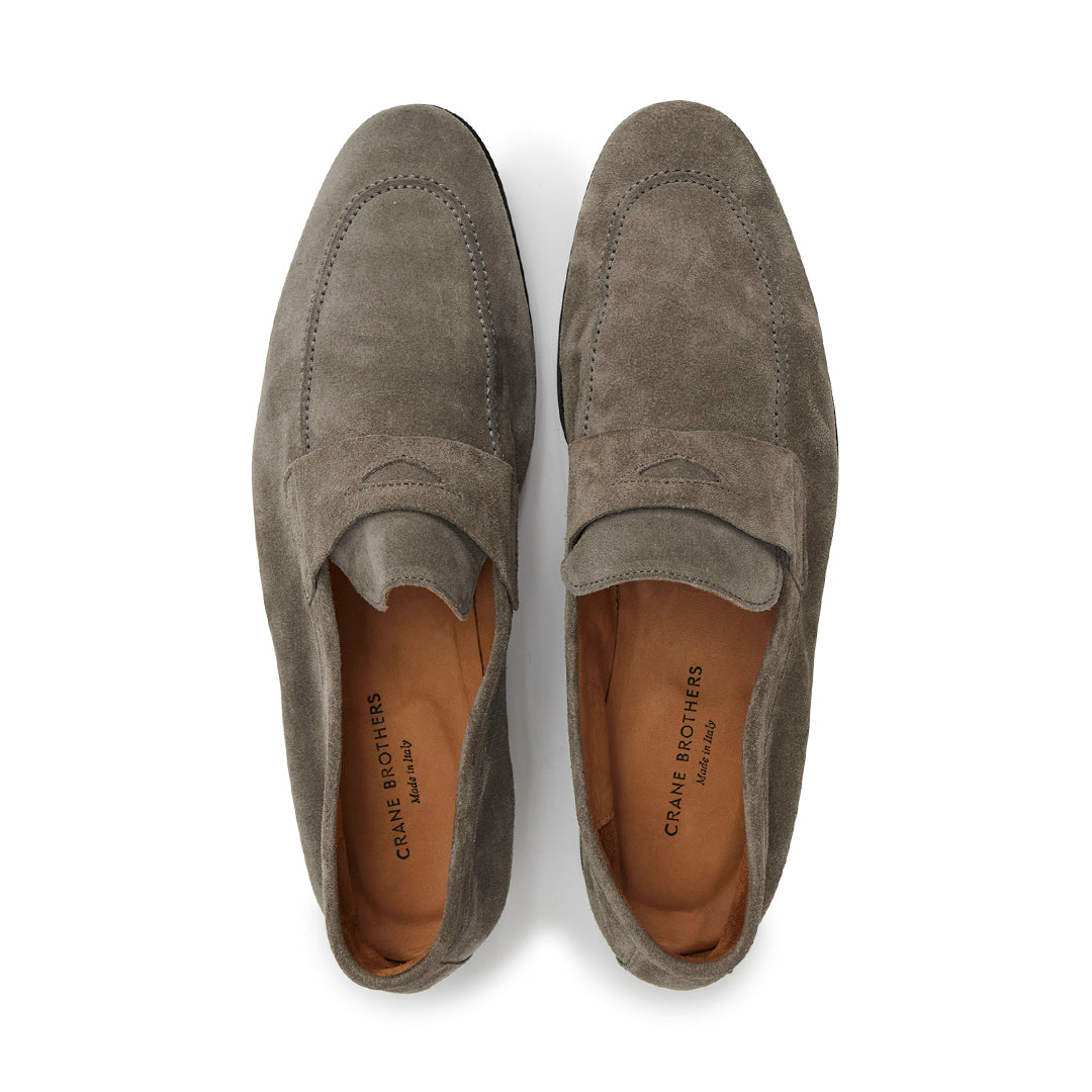 Suede Soft Loafer - Mid Grey