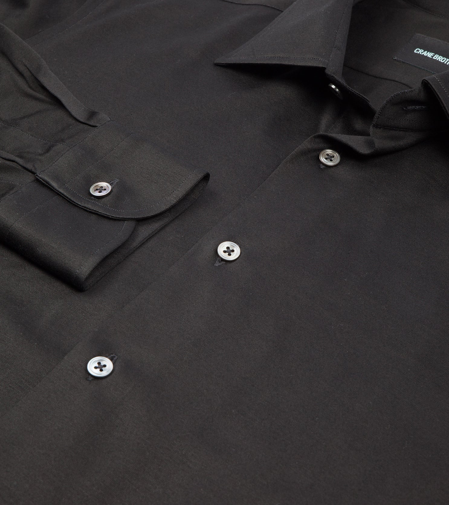 Cotton Jersey Shirt - Optima Black  LUCKY LAST