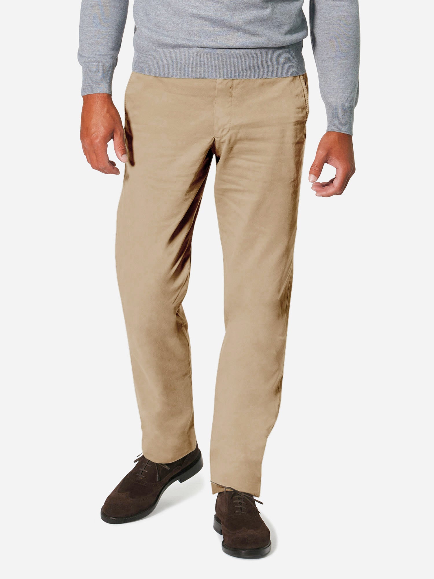 Sand Broken Twill Chino - LUCKY LAST